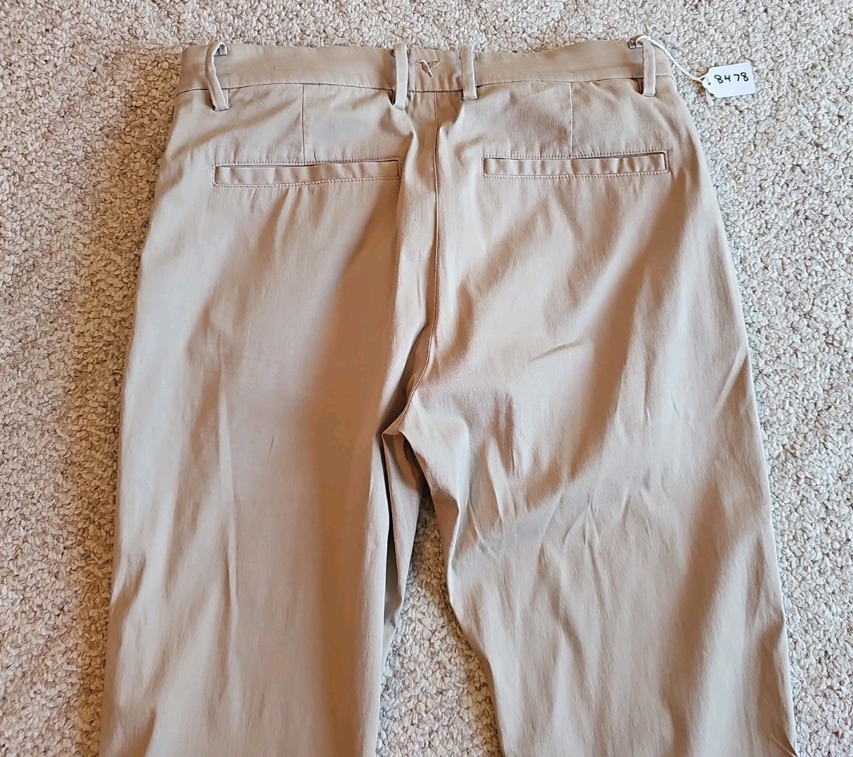 Bird Dogs Mens Chino Pants 32 X 34 LINED Khaki Cotton Nylon Elastane 8478