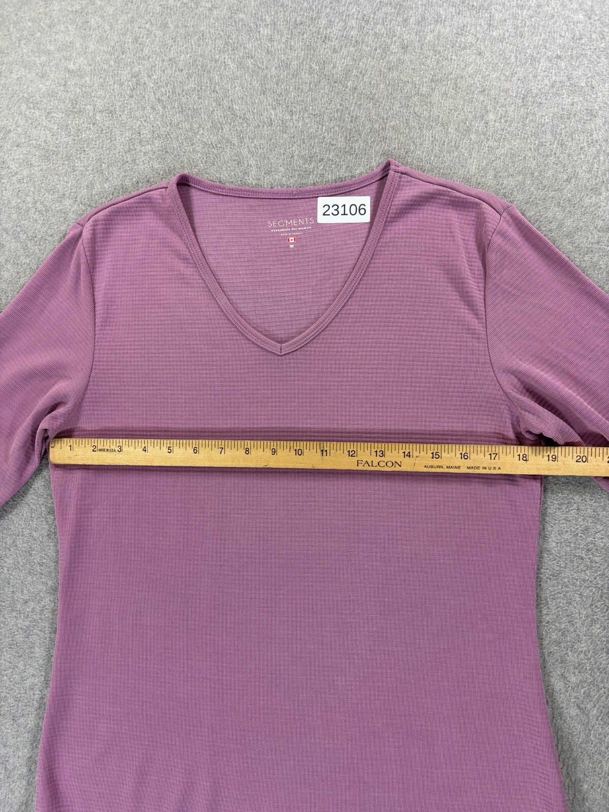 Seg’ments 3/4 Sleeve Performance Pullover Shirt (Women’s Medium) Purple