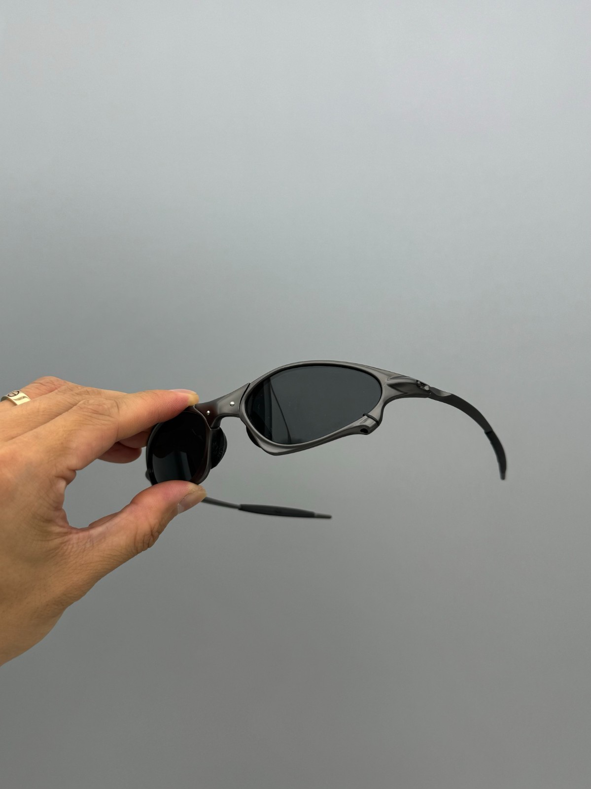 Oakley Penny & Juliet X-Mental Sunglasses Gray Frame/Black Lenses