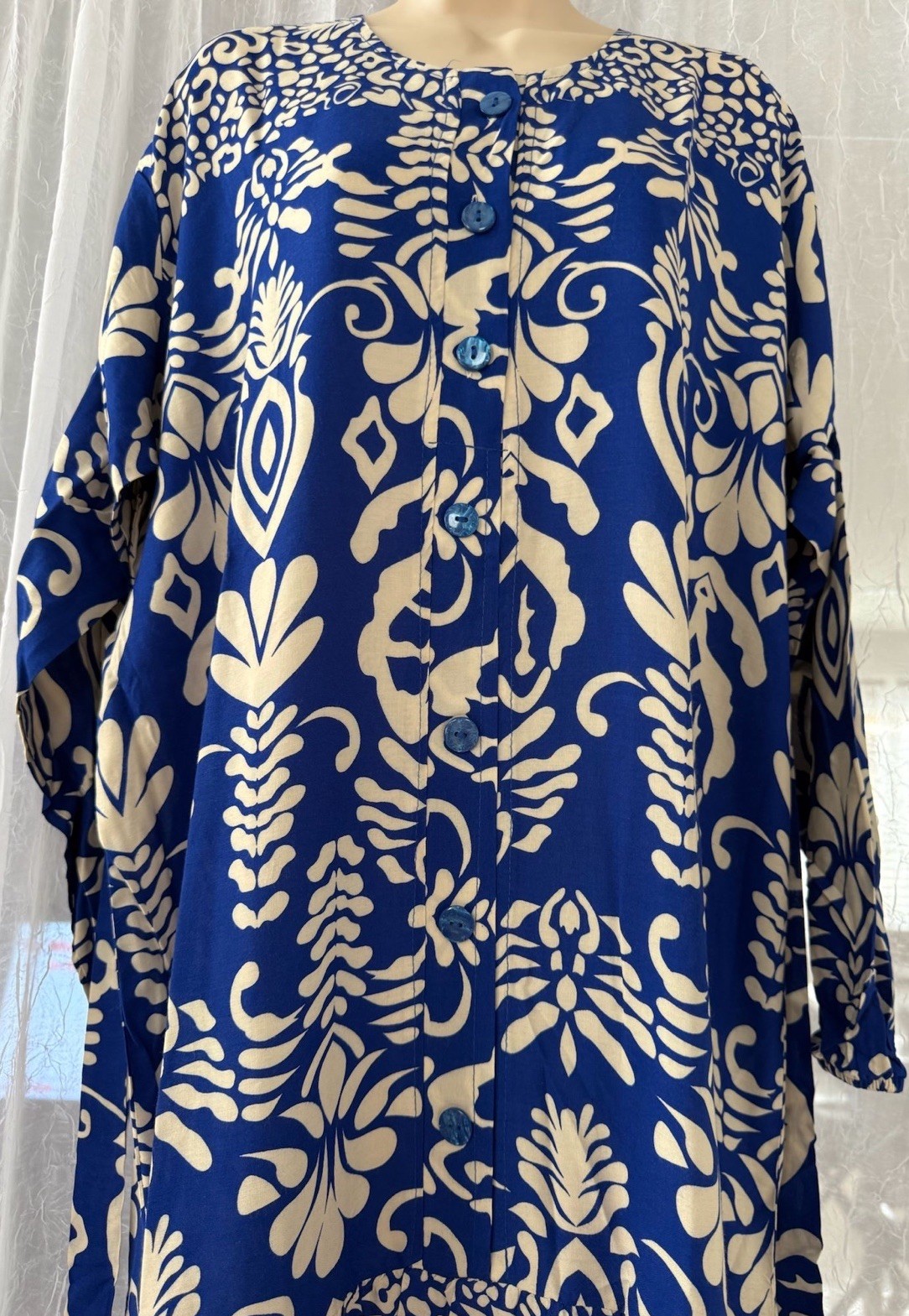 The Best Egyption Cotton dress 100% -Floral -size 2= XL /2X L