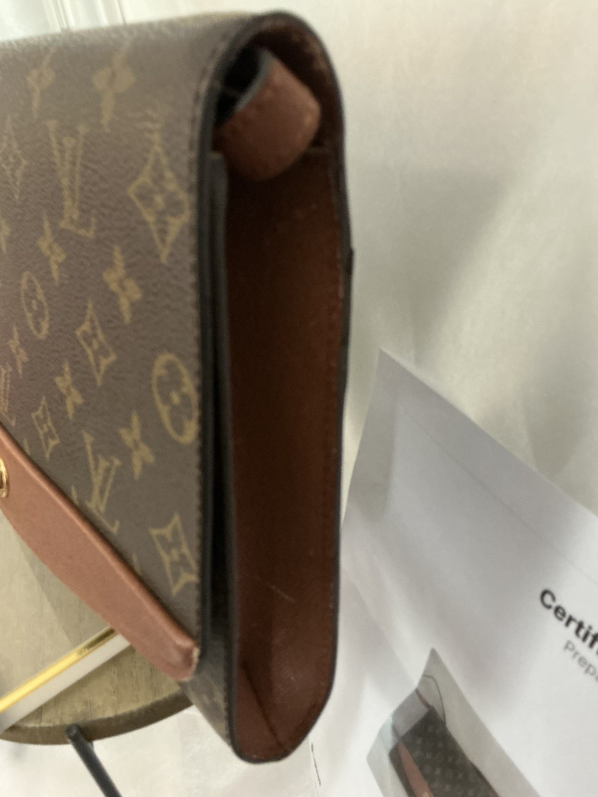 LOUIS VUITTON Monogram Bordeaux Shoulder Bag with COA Preloved Good 👜