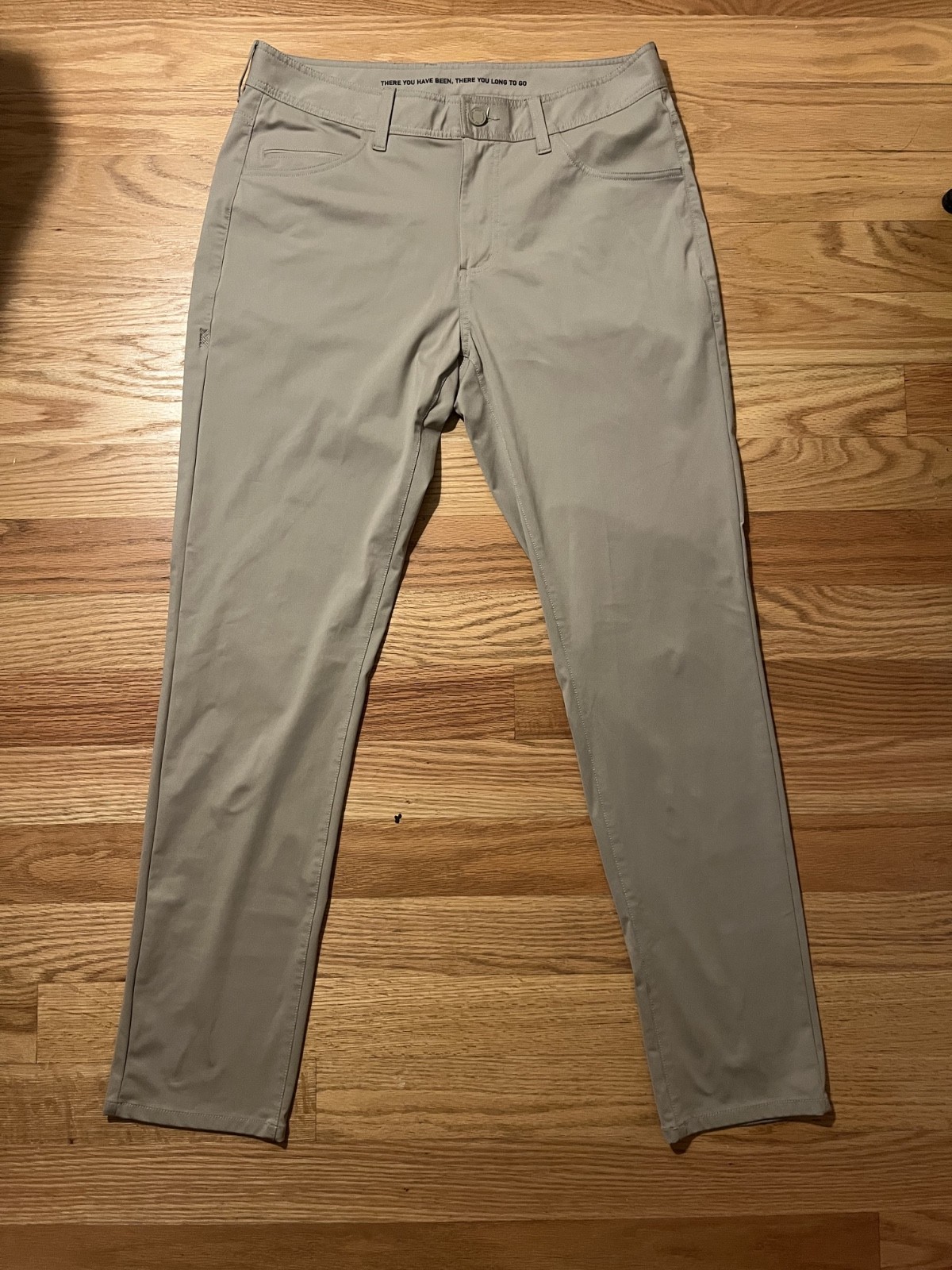 Rhone 5-Pocket Commuter Pant Mens 34 X 33 Khaki (Excellent Condition)