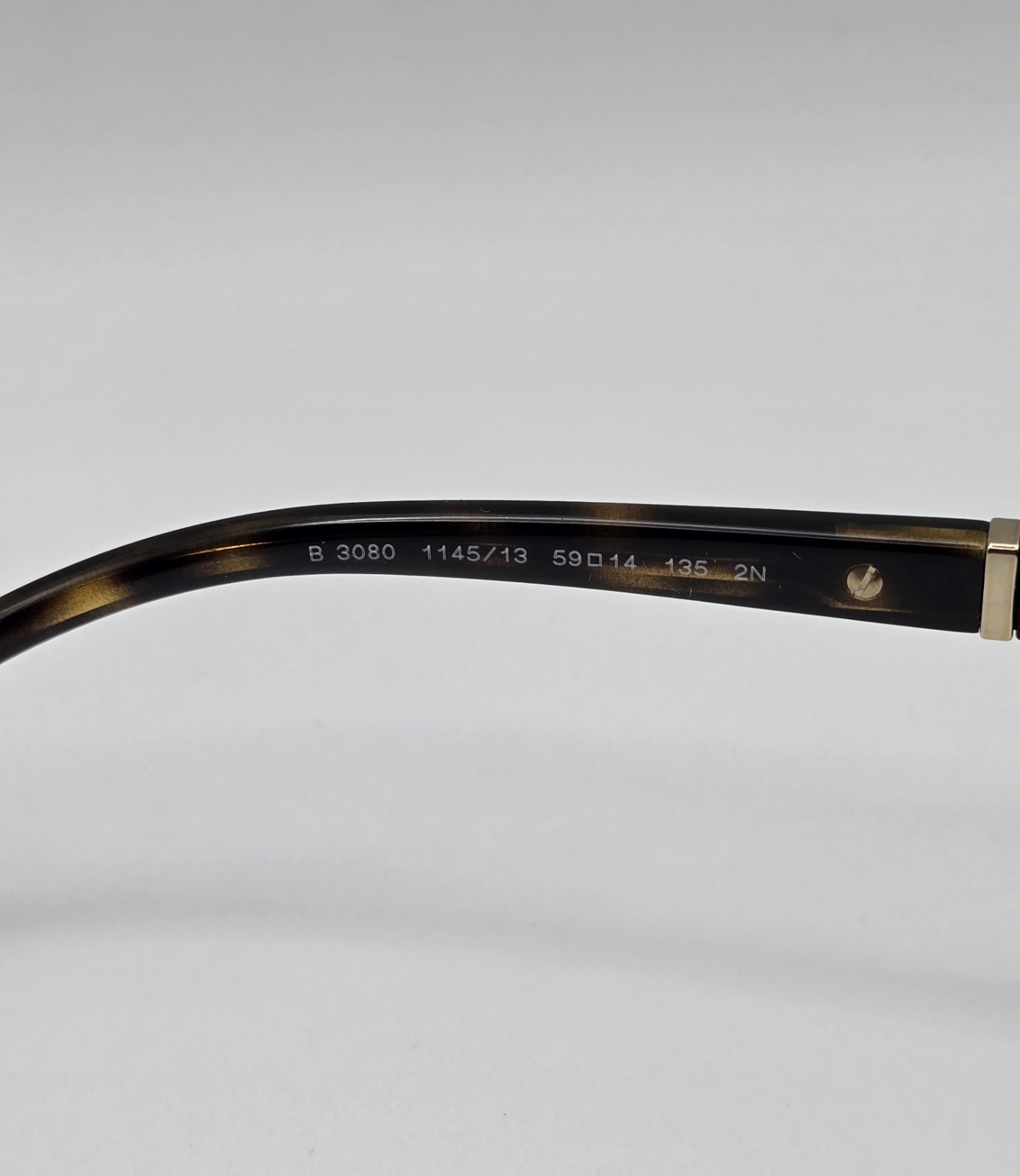 Burberry BE3080 1145/13 Light Gold /Brown Gradient Lenses 59mm Sunglasses