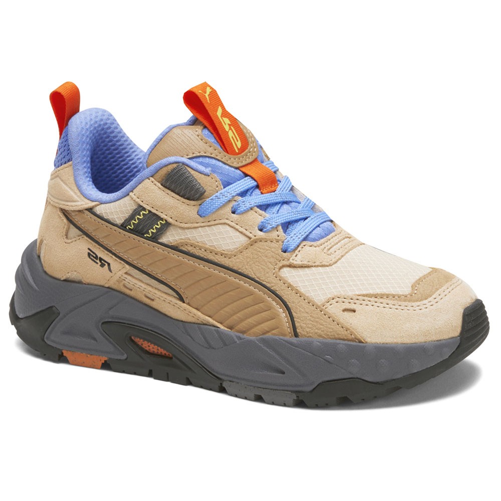 PUMA RsTrck Explore Lace Up Youth Boys Brown Sneakers Casual Shoes 39174801