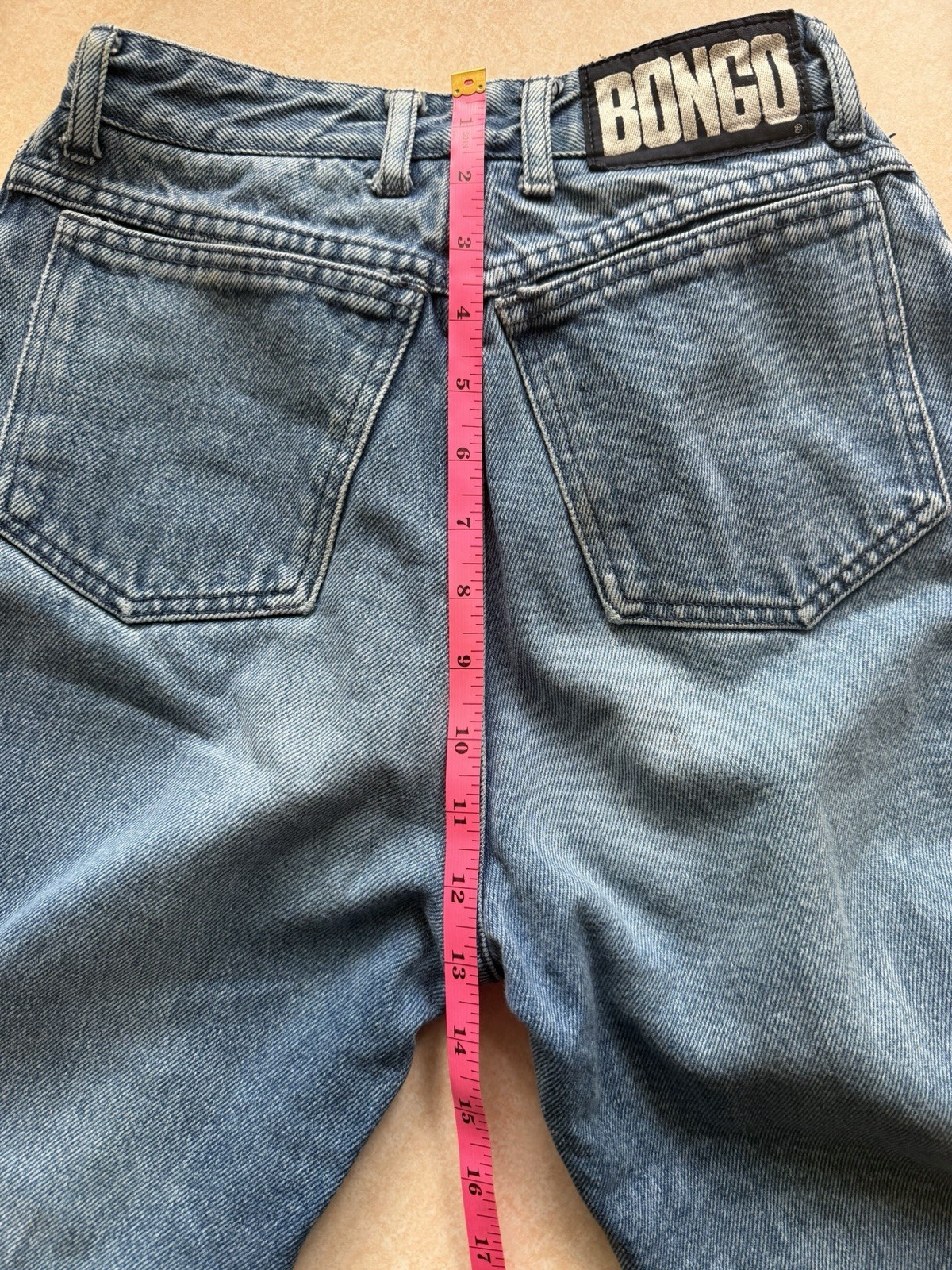 Vintage 90s Bongo High Waisted Tapered Mom Jeans Size 5 Made in USA