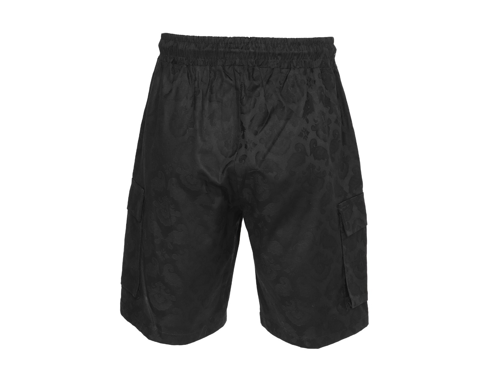 NWT EZZELINO SHORTS stretch cotton paisley drawstrings luxury Italy S