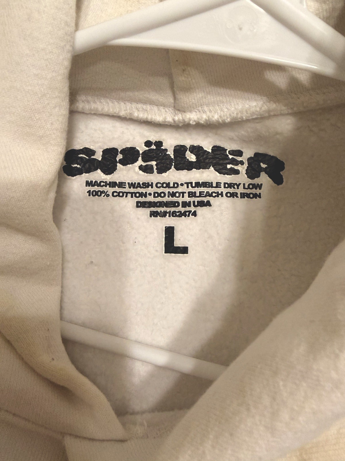 Sp5der OG Rhinestone Logo Size Large