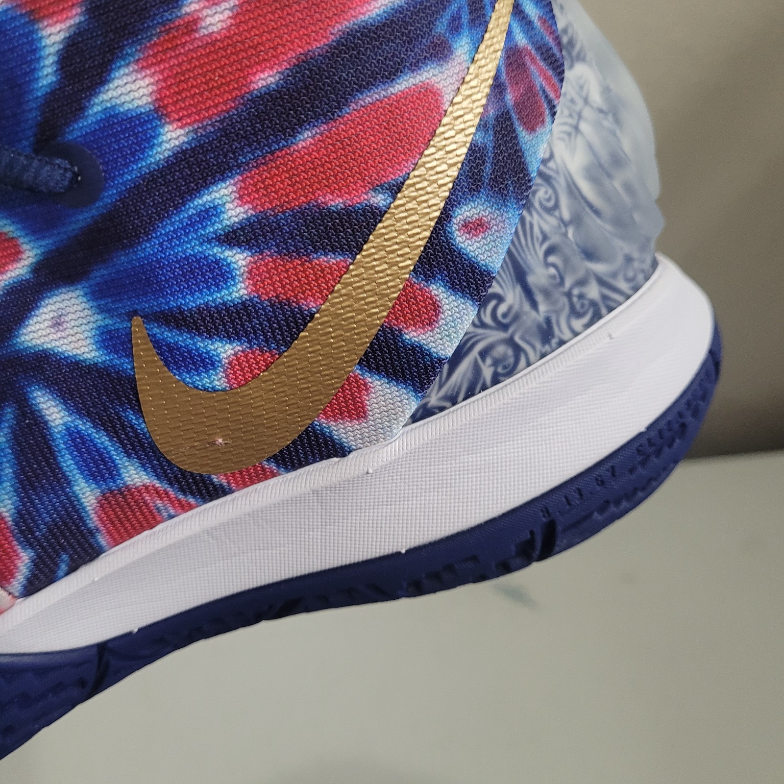 Nike Kybrid S2 CQ9323-400 Irving “Tie Dye USA” Red Blue White 2020 Men Size 11