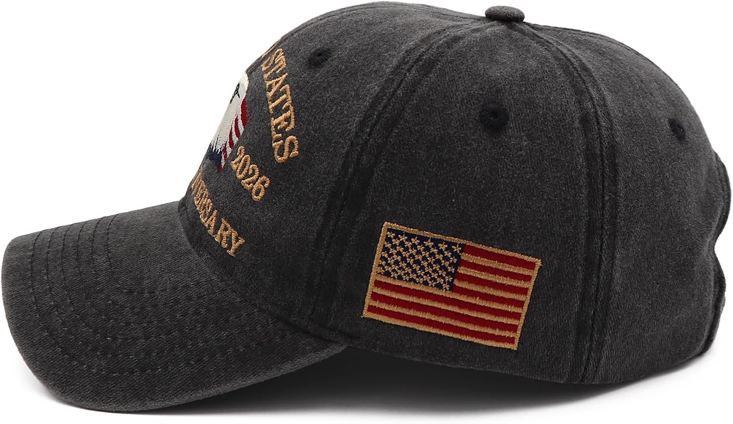 250th Anniversary USA Hat Patriotic Embroidered Baseball Cap Men Women