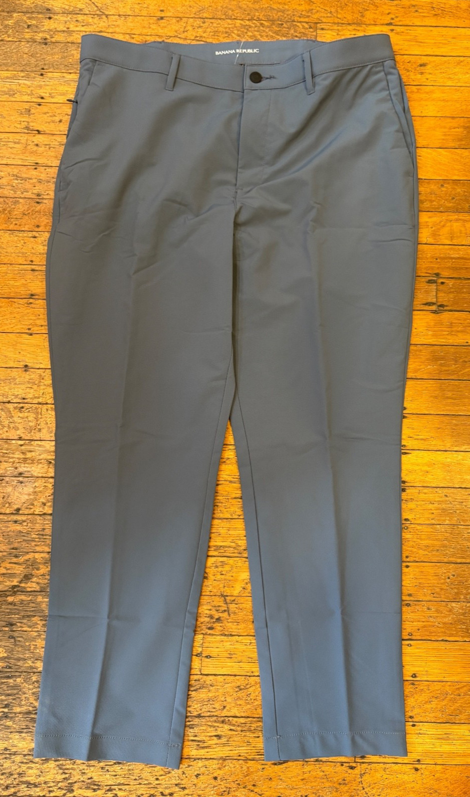 NWT Banana Republic Pants Mens 38 W 29 L Blue 100% Polyester