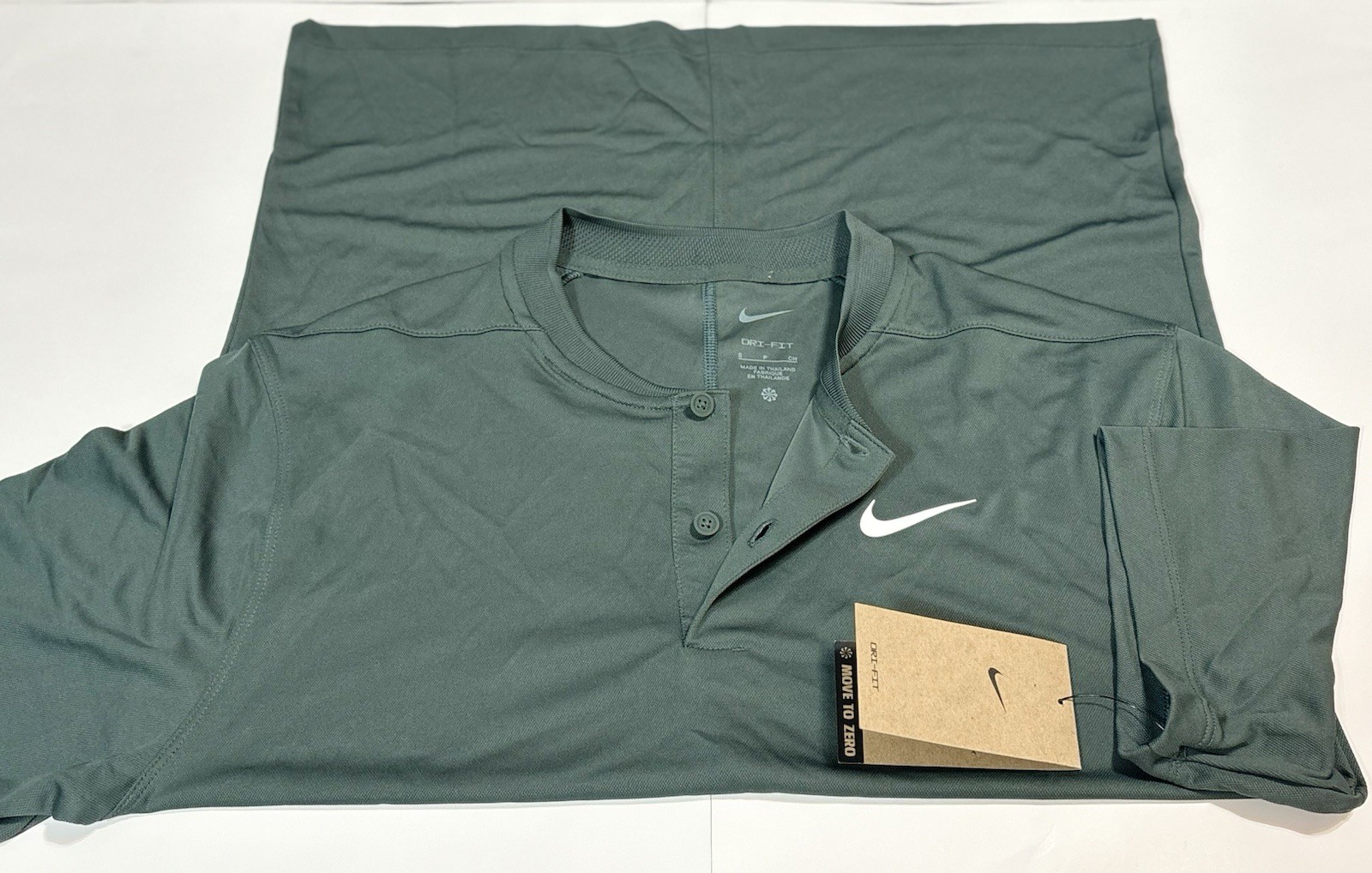 Nike Dri-FIT Victory Men’s Golf Polo Shirt Green Blade Collar DH0838-338 NEW