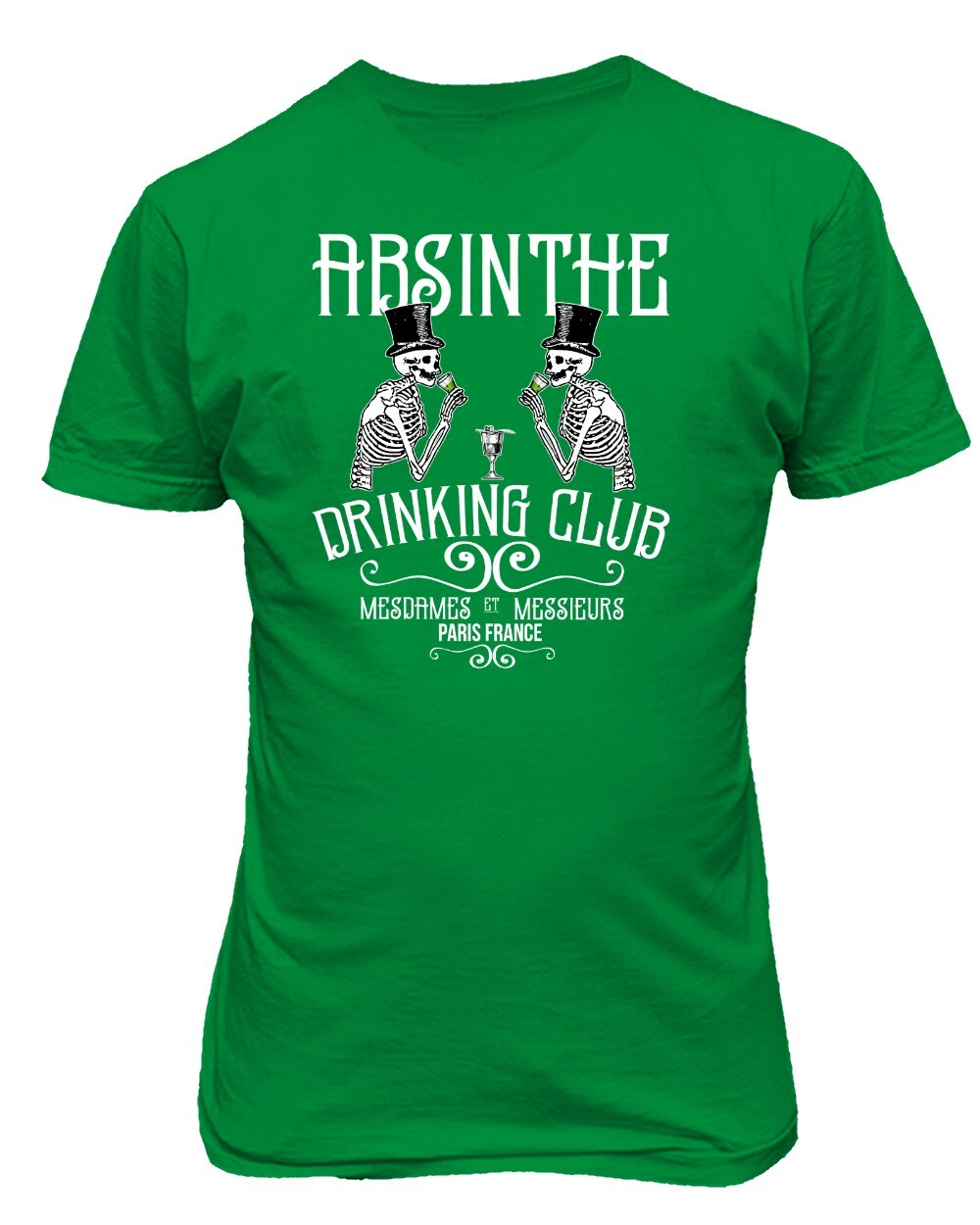 Absinthe Paris France Vintage Beer Drinking Men’s T-Shirt