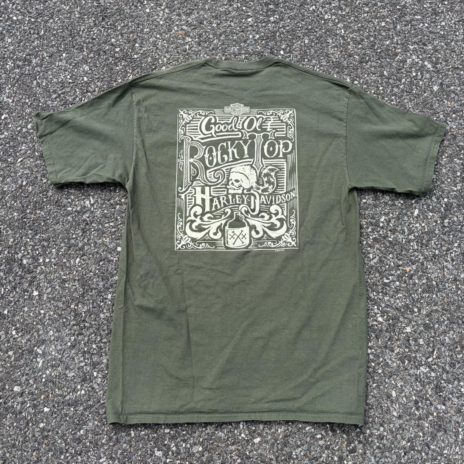 Harley-Davidson Rocky Top Graphic T-Shirt Olive Green Tall X