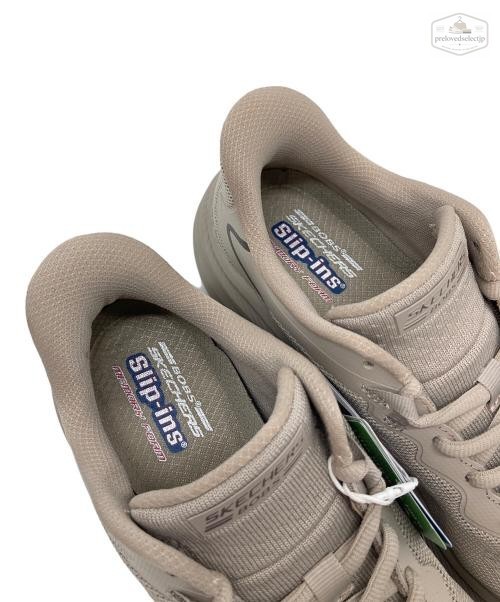 SKECHERS 118431 Men’s Sneakers US 8 (26cm) Beige Synthetic Upper