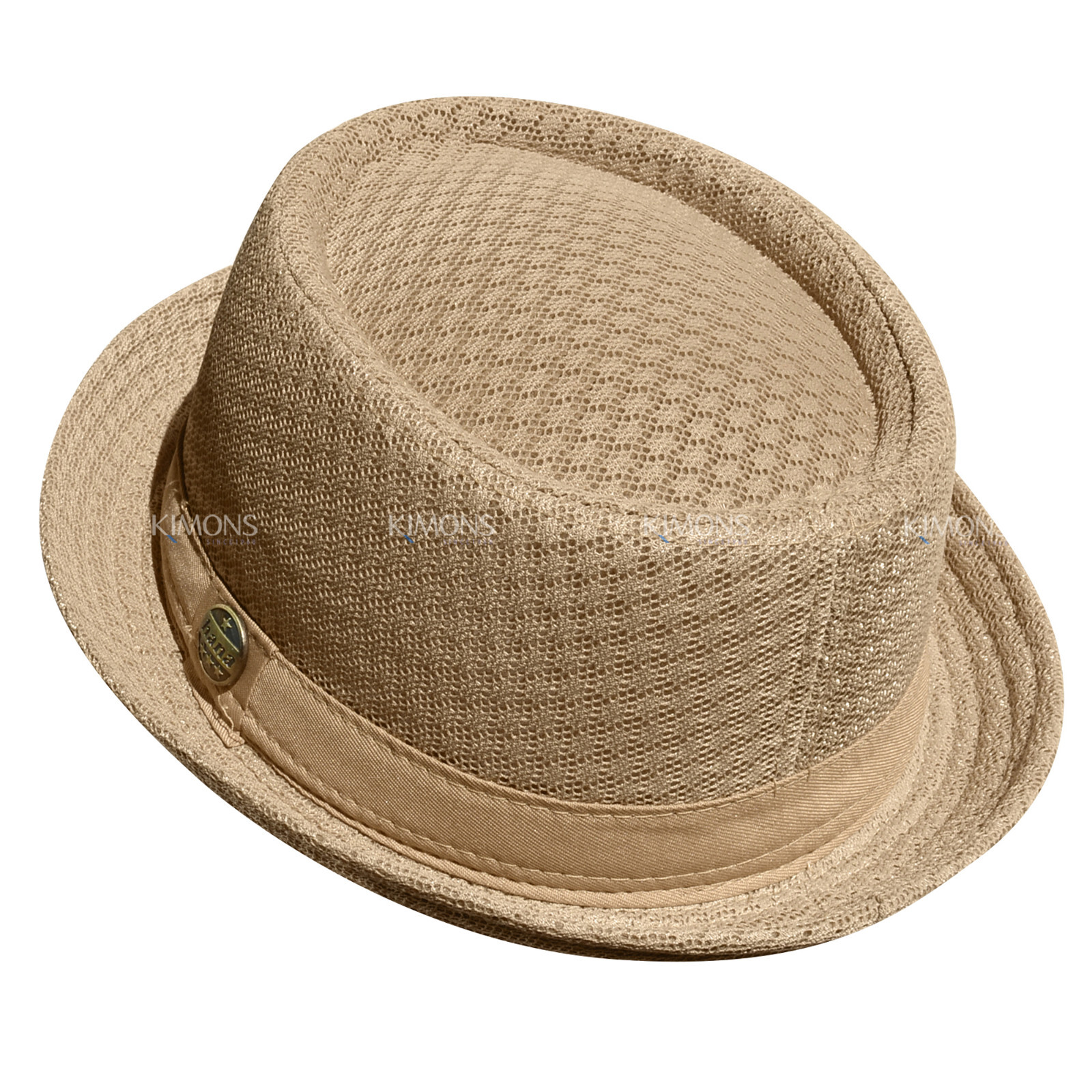 Light Weight Mesh Fedora hat Porkpie Summer Classic Trilby Cuban Beach Sun Cap