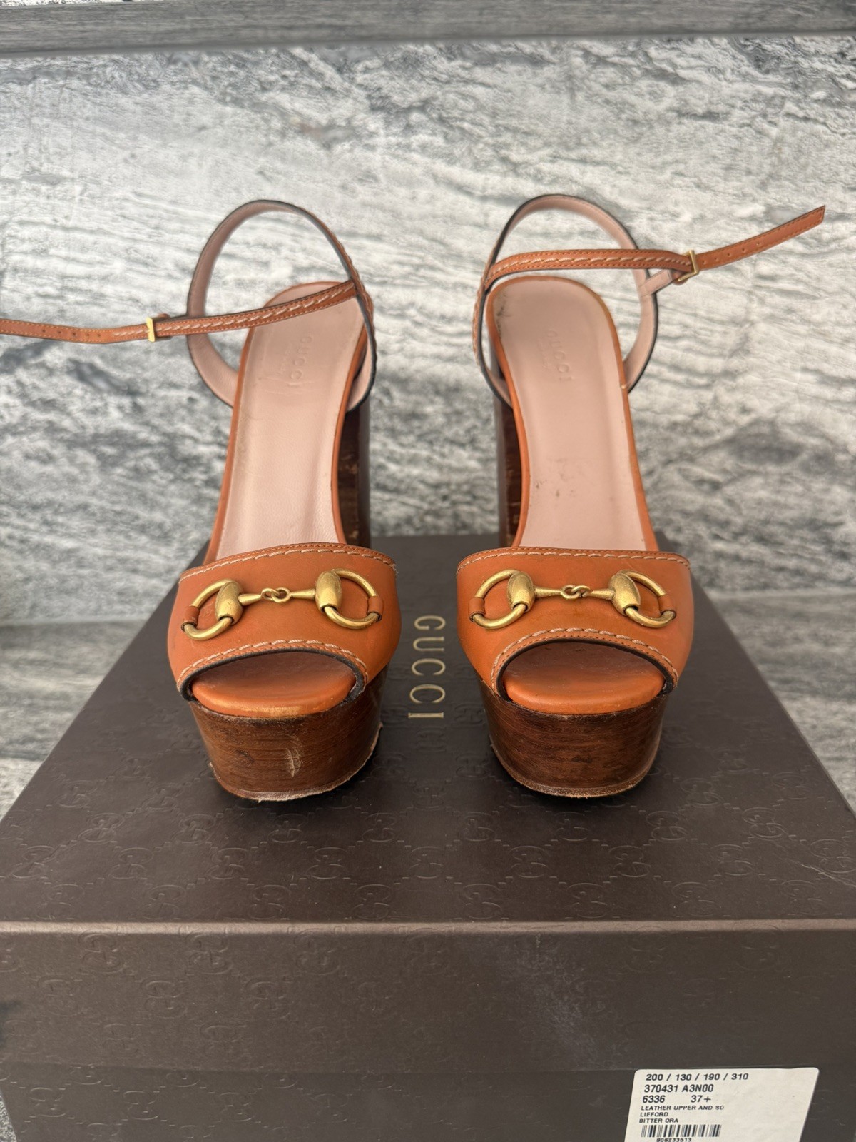 Gucci Horsebit Platform Heels