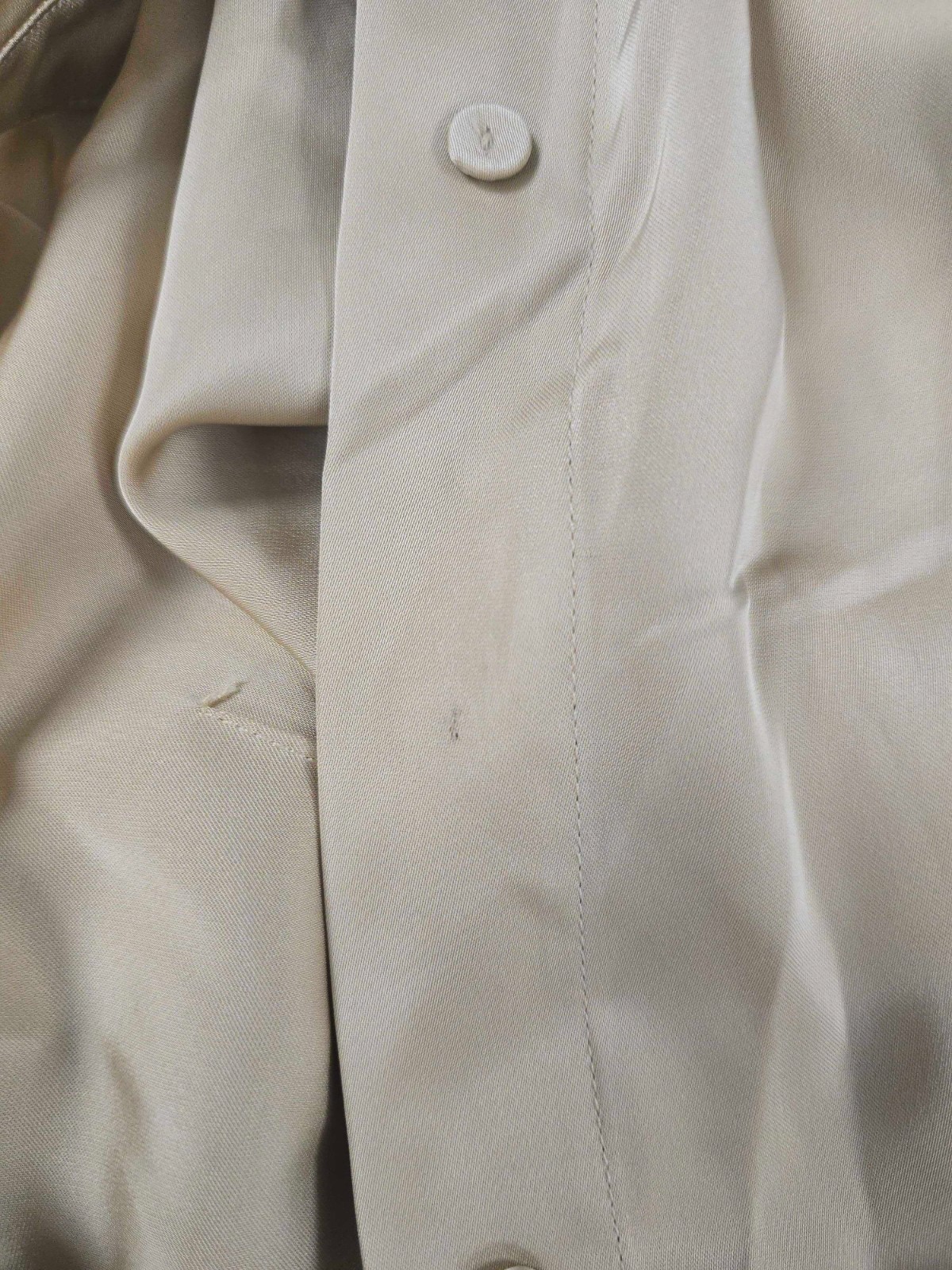 Paulina Silk Blouse, Button-Down Shirt Gold THE NOLI SHOP