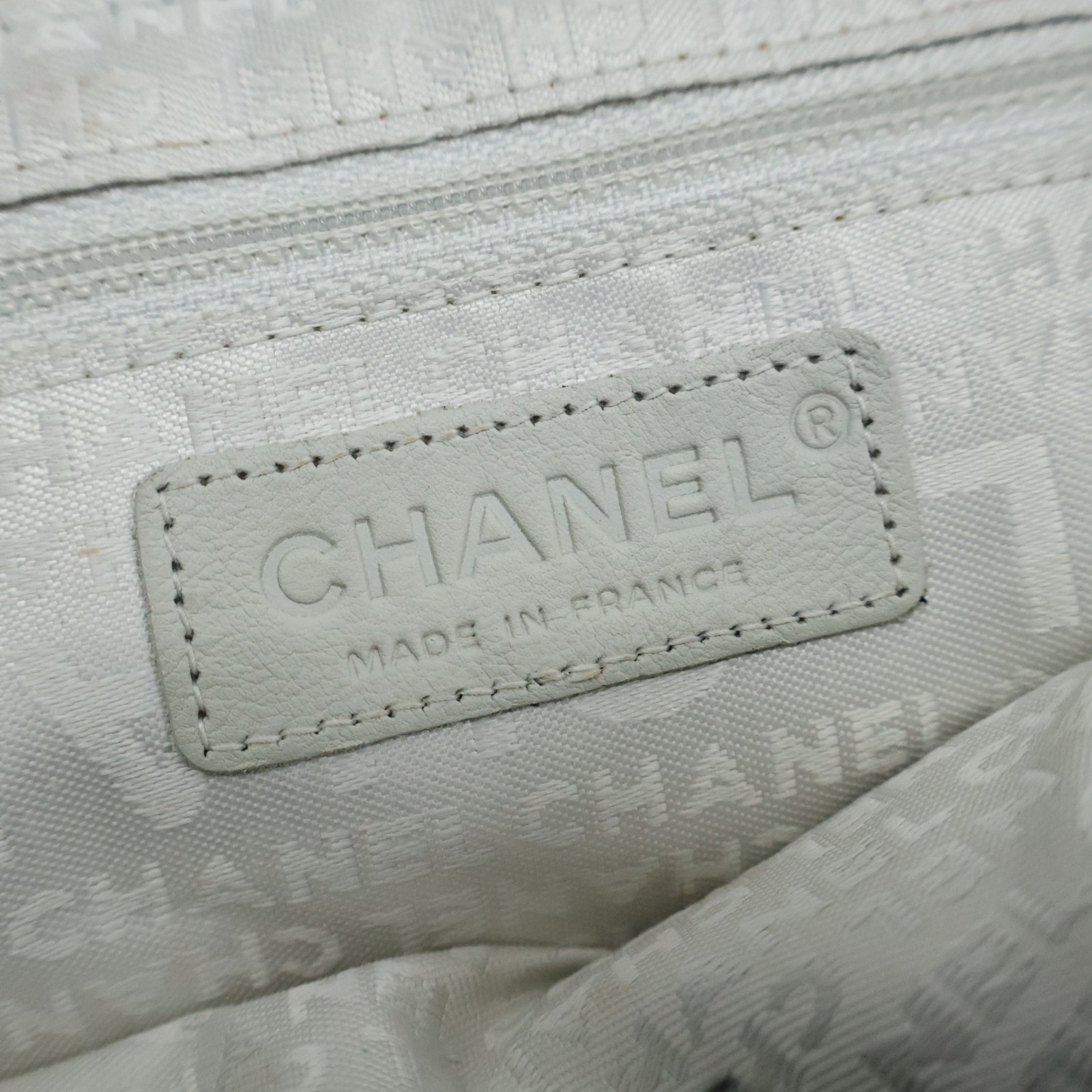 CHANEL Coco Mark 25 Chain Shoulder Bag Tweed Purple (No Card)
