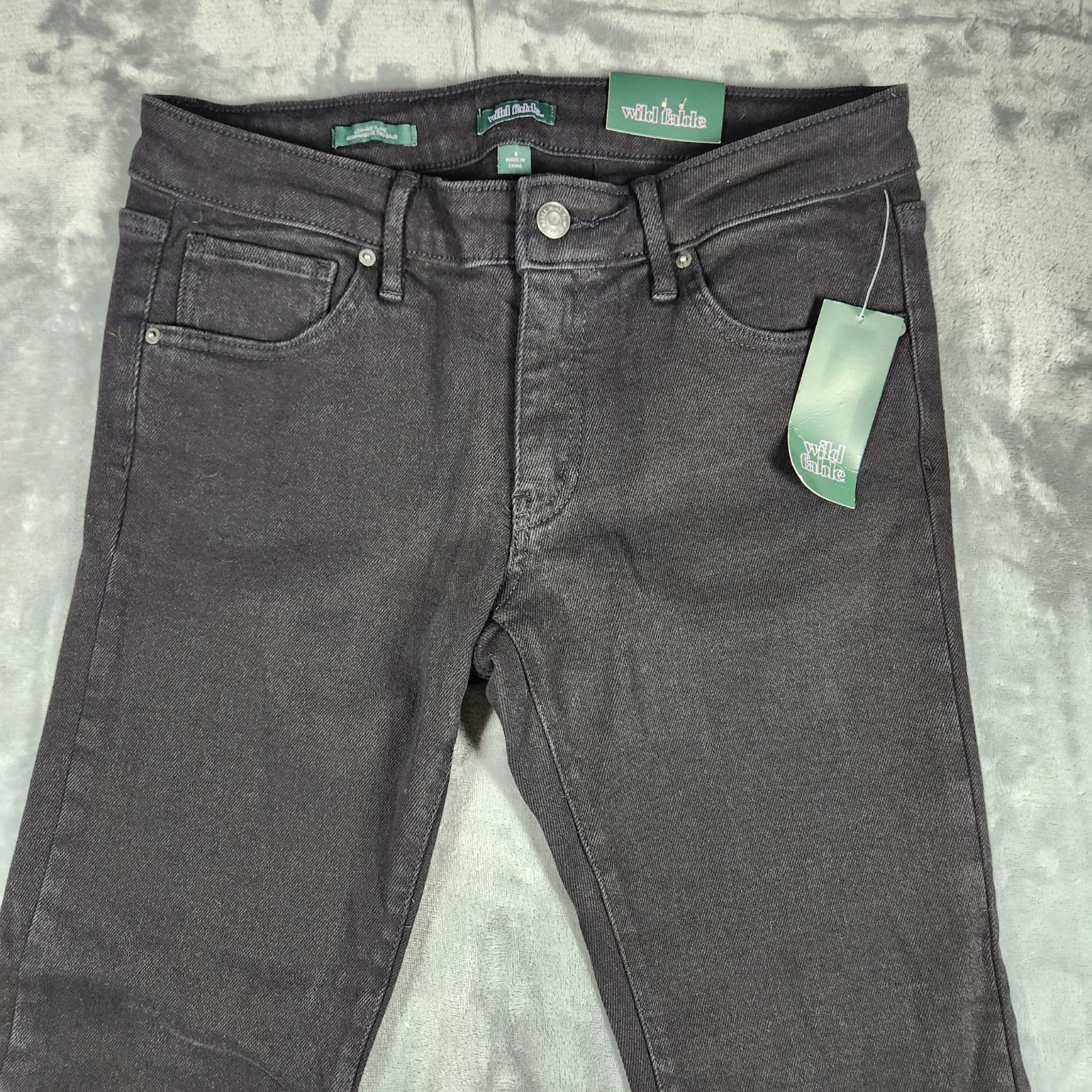 WILD Fable Jeans Womens 8/29 Black Low Rise Flare Stretch Denim NWT