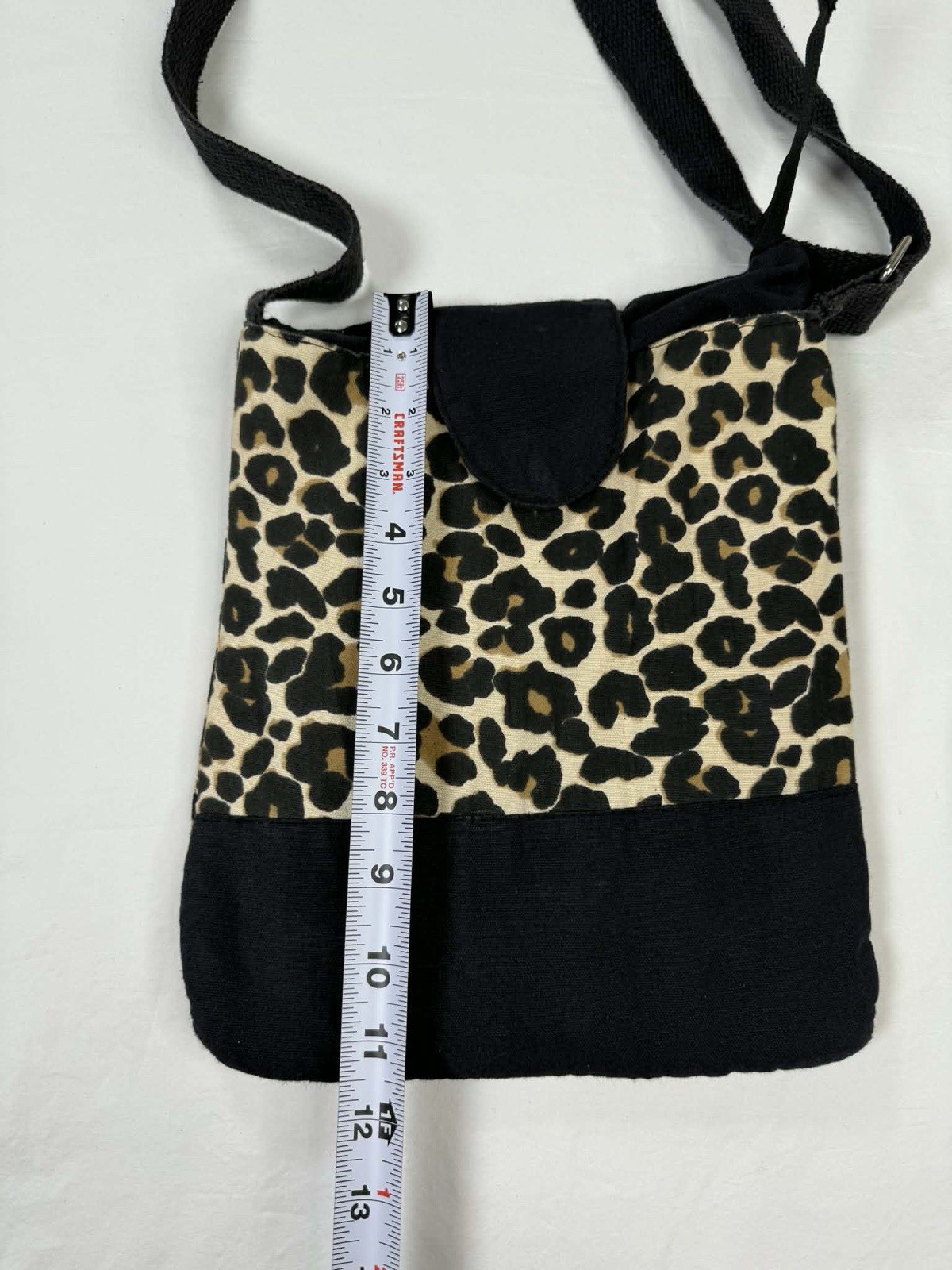 Cheetah Leopard Print Crossbody Bag Purse The Royal Standard Collection Cotton