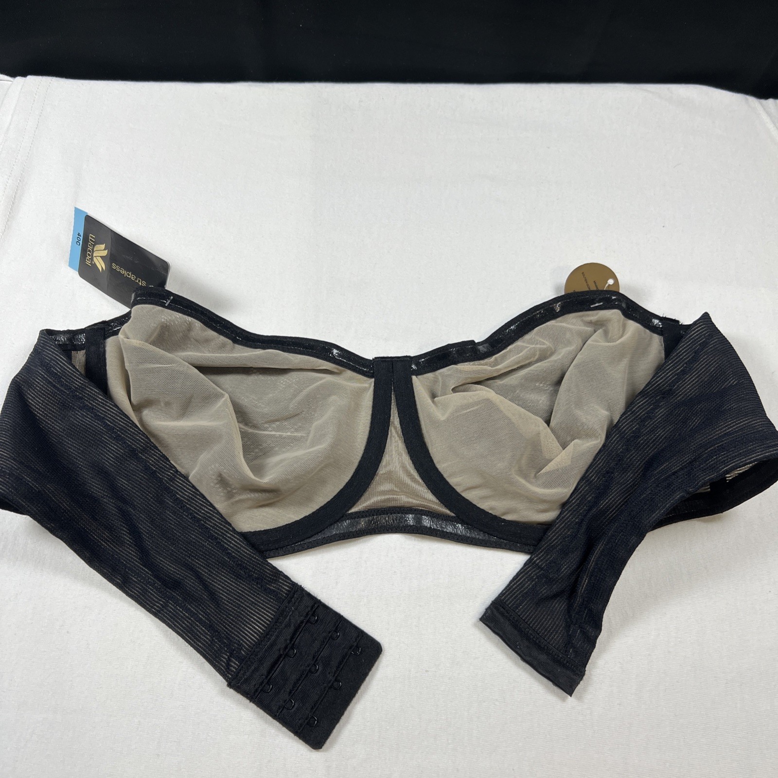 Wacoal Visual Effects Strapless Minimizer Bra Black 40C