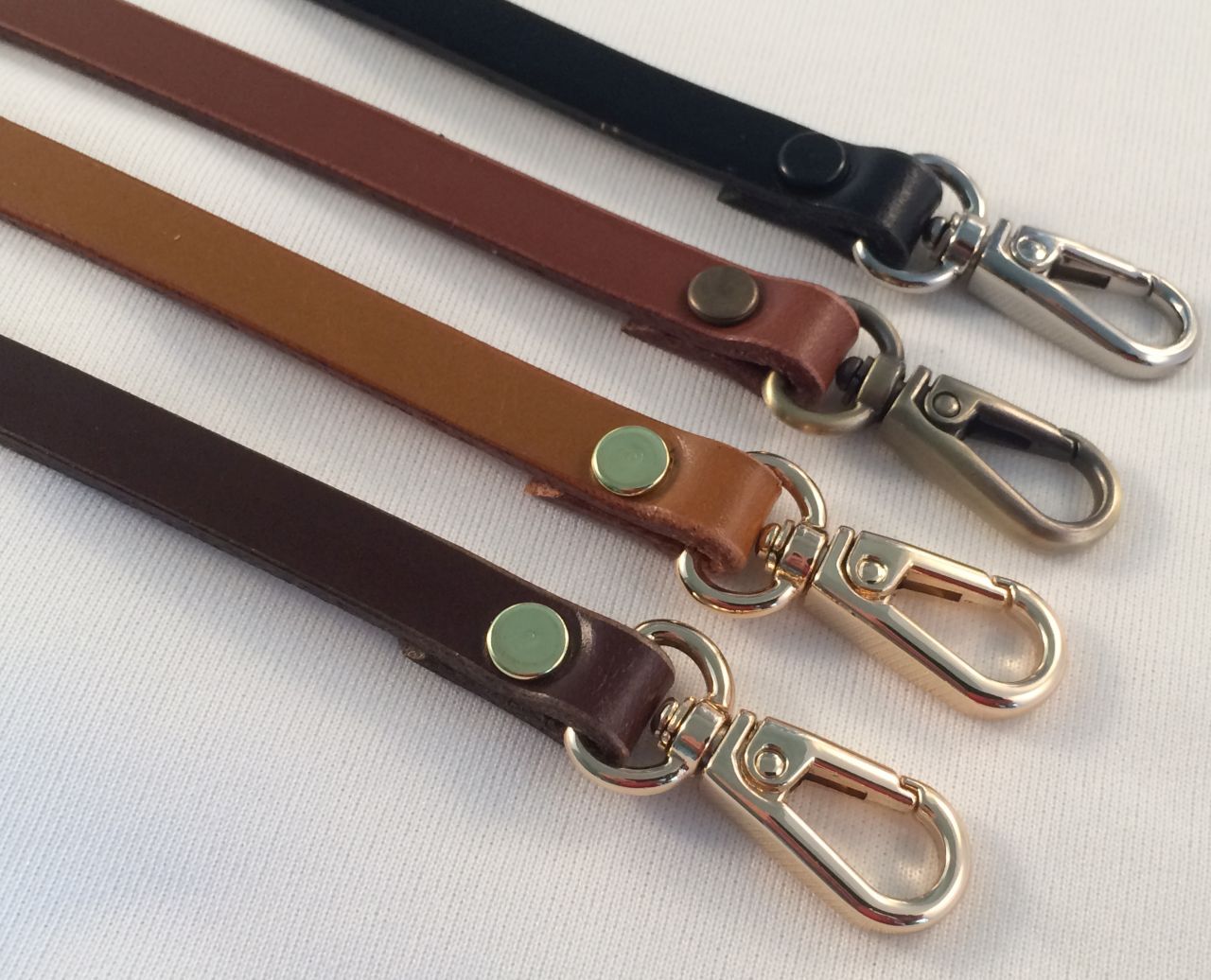 1/2 in. Quality (13mm) Leather Cross Body Replacement Strap for Bags – 4 Colors