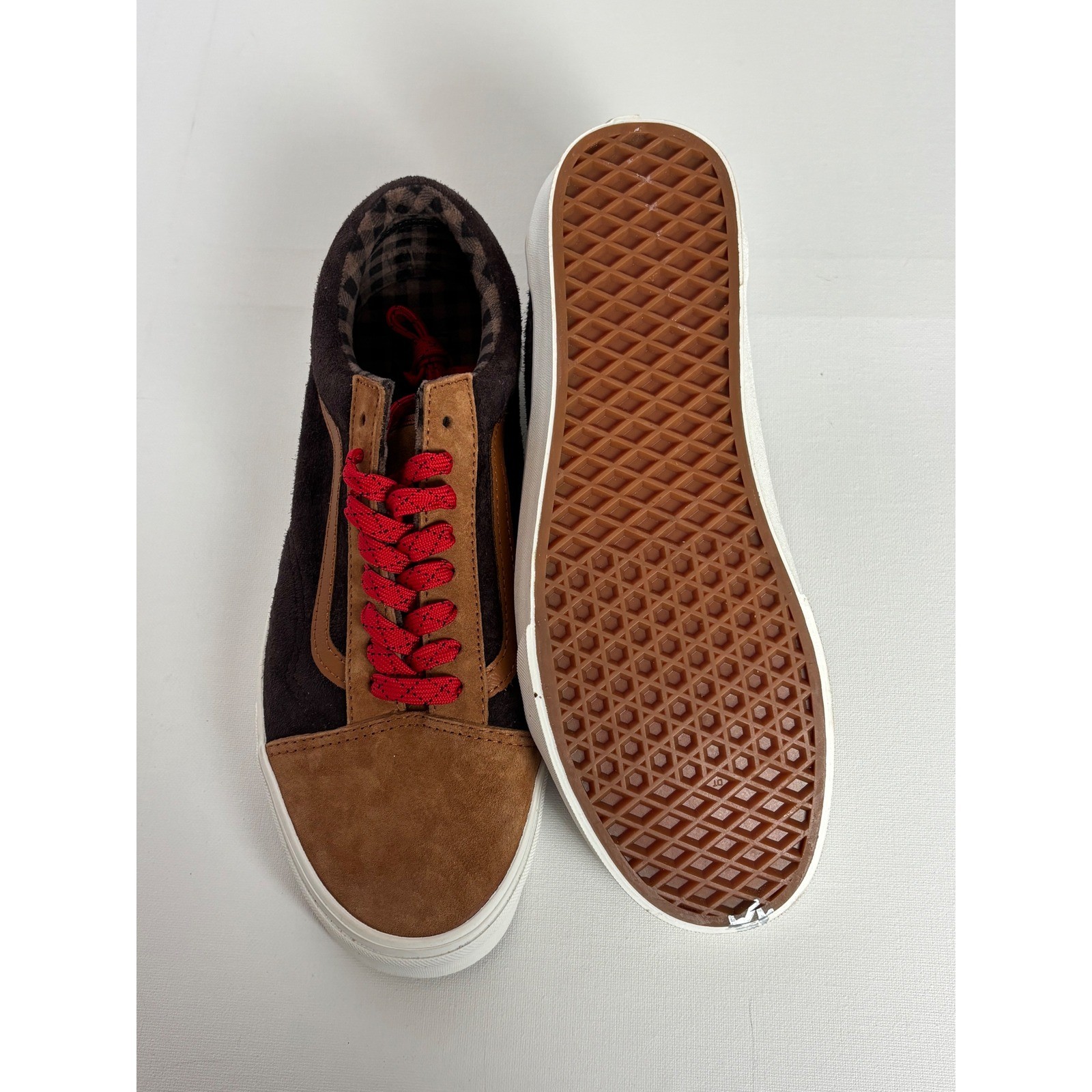 NEW Vans Old Skool Brown Suede Water Repellent Sneakers Mens 10 Gorpcore