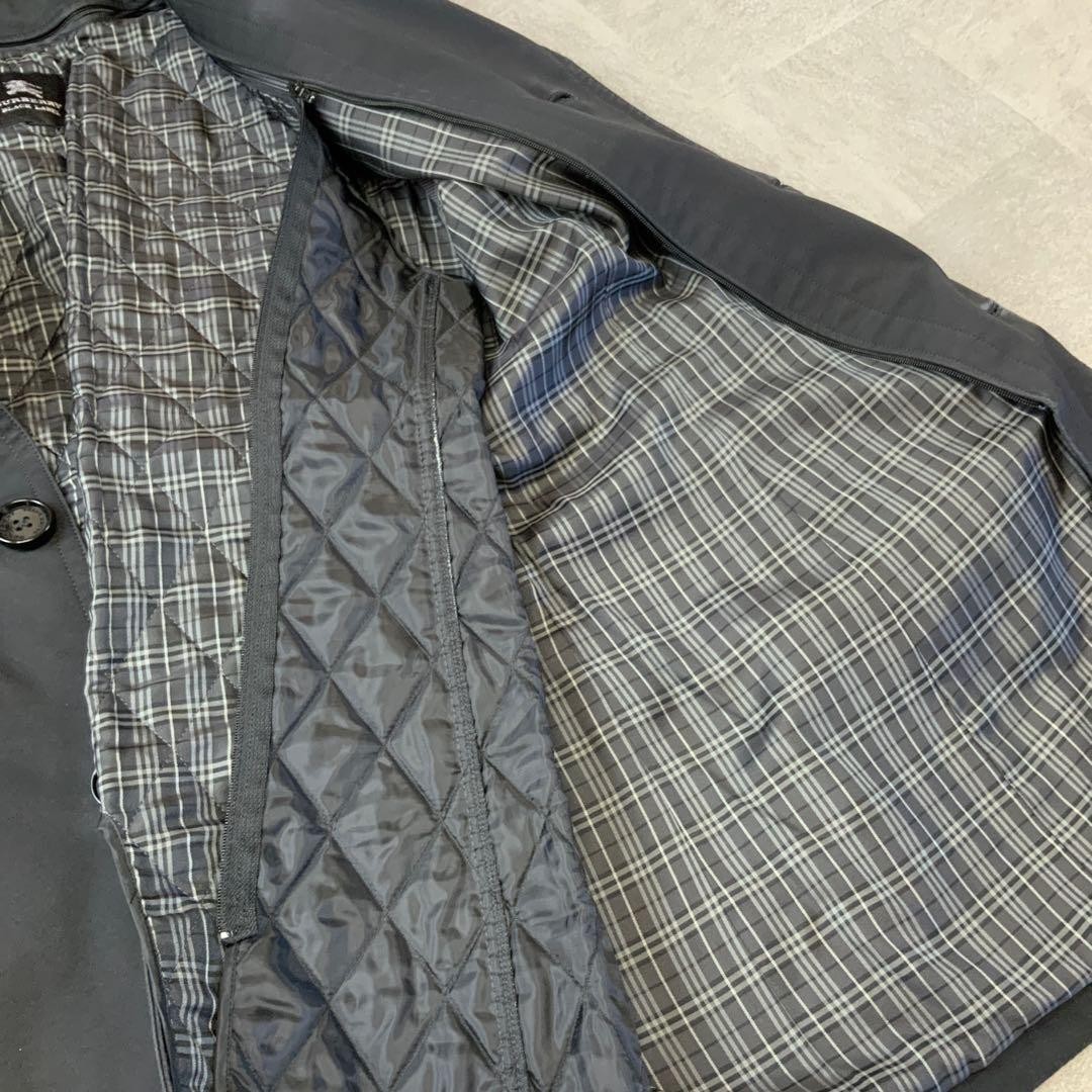 BURBERRY BLACK LABEL Nova Check Trench Coat