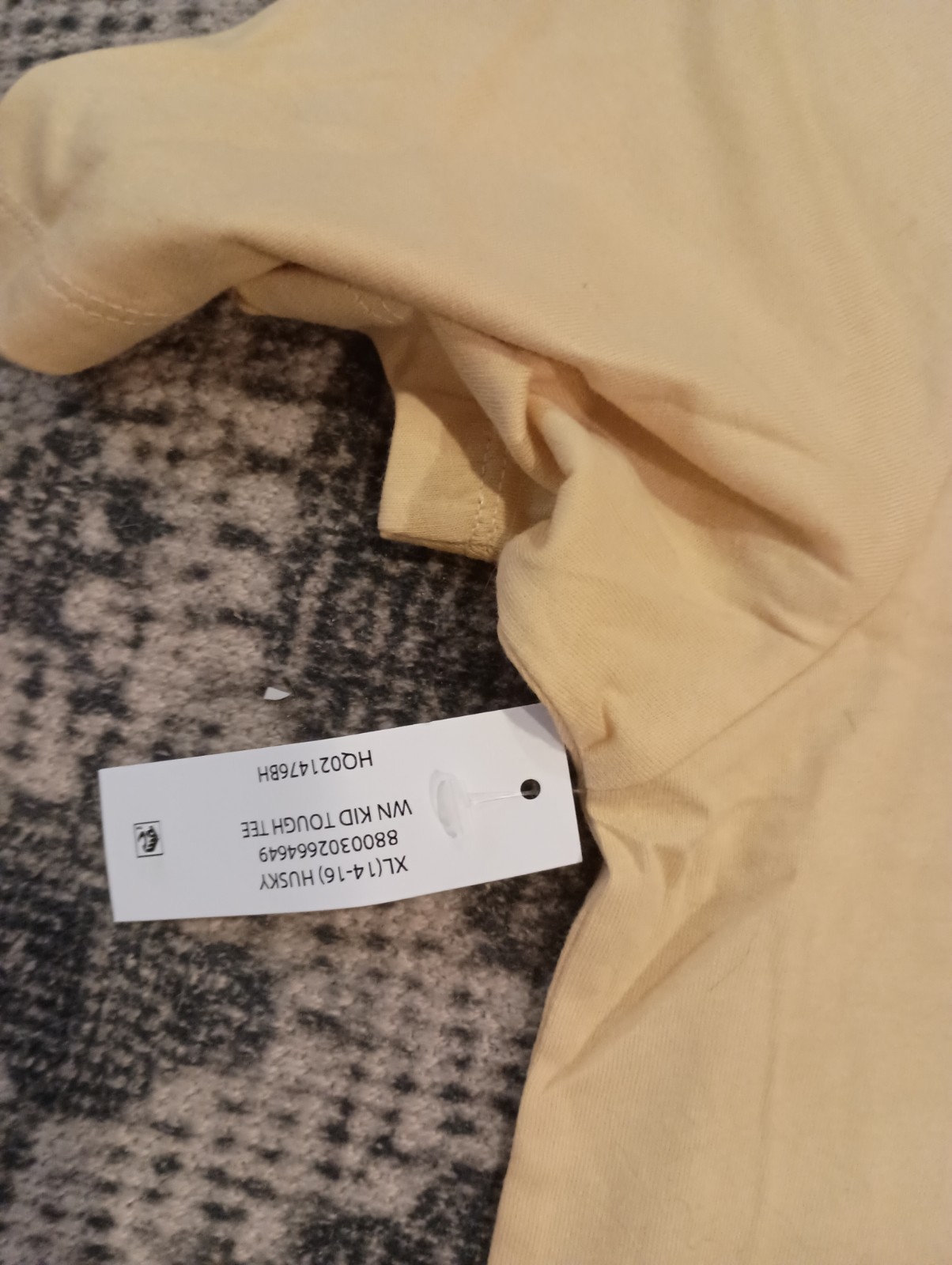 Wonder Nation Boy’s Yellow T-shirt XL (14-16) Husky Cotton/Poly Brand New