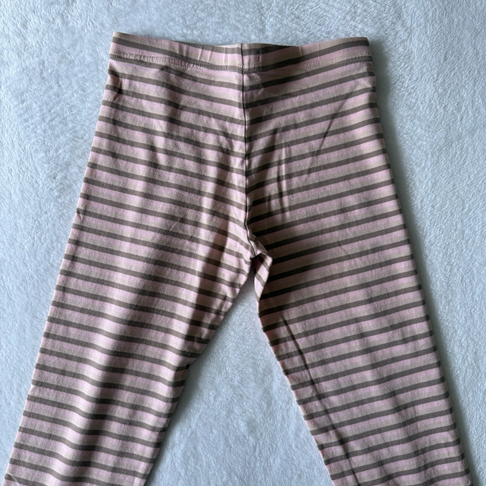Matilda Jane Happy and Free Taffy Pull Ruffle Leggings Girls Size 12 Striped