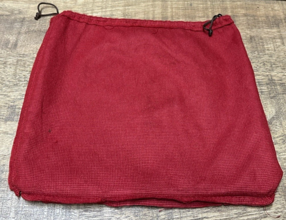 Lancel Paris small dust red bag 9.5 inches X 11 inches