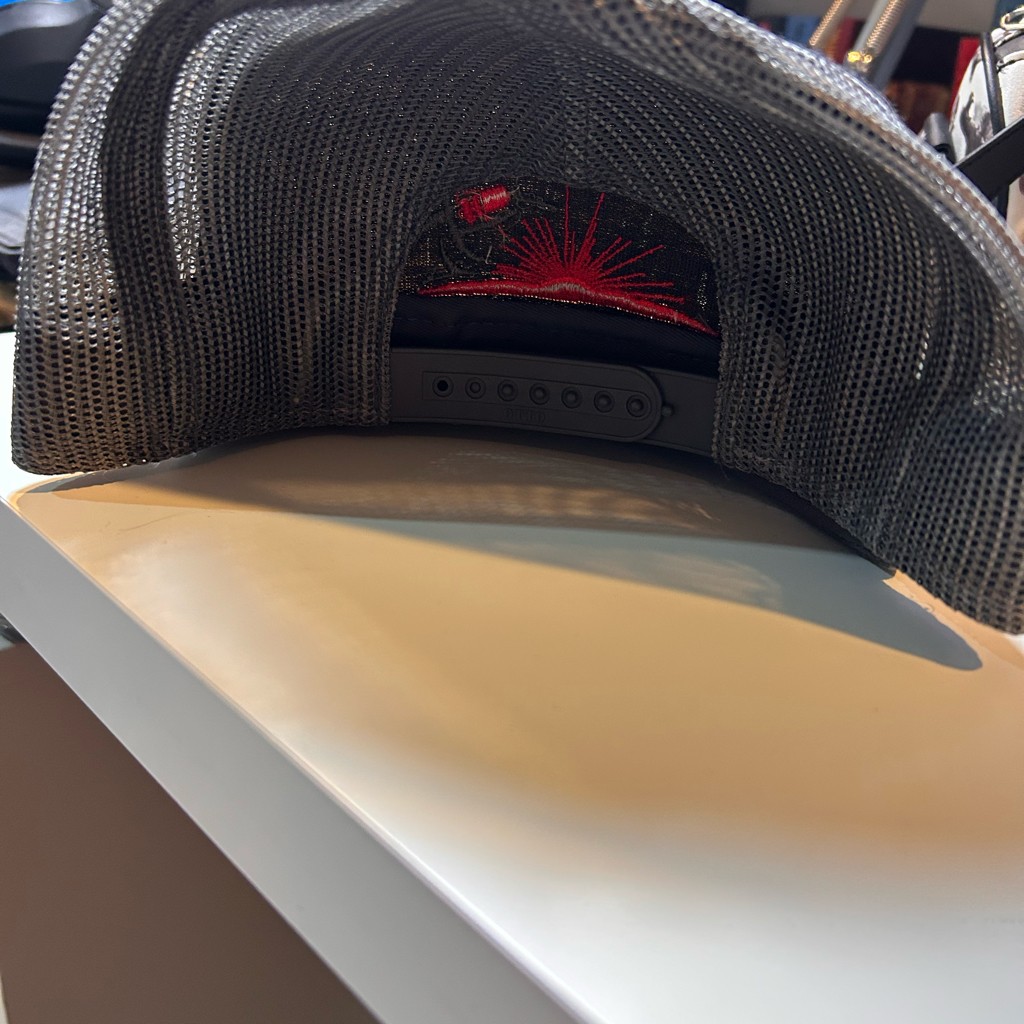Fusion flat bill snap back hat