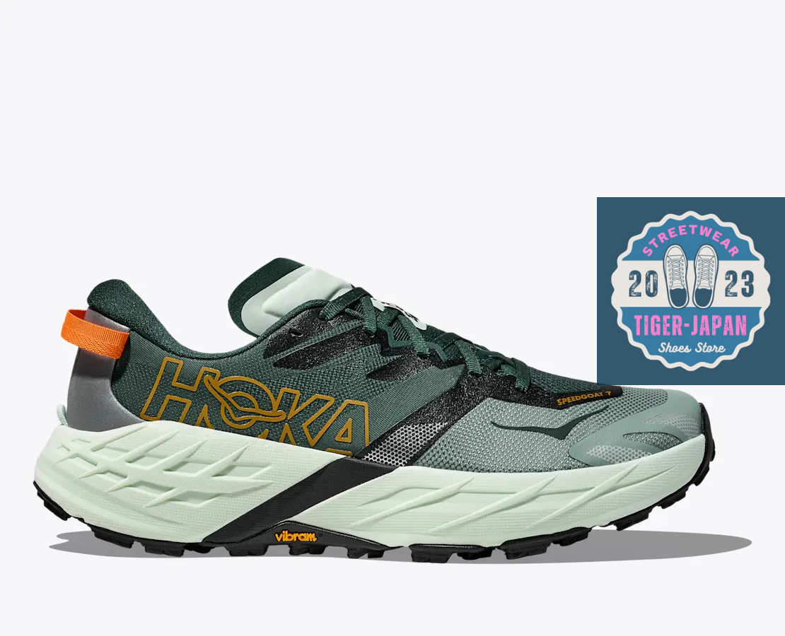 HOKA SPEEDGOAT 7 Regular 1171928 BFS Bay Leaf Seagrass Men Trail Running Shoes