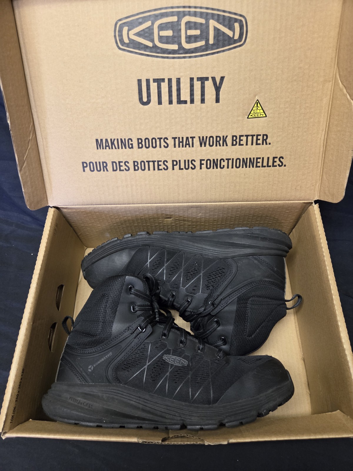 keen Steel Toe utility boots