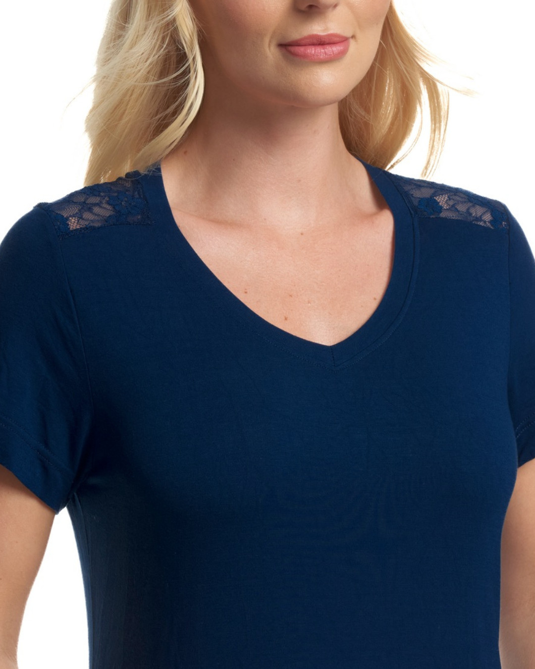 Womens Luxury Bamboo Fabric Nightdress With Short Sleeves