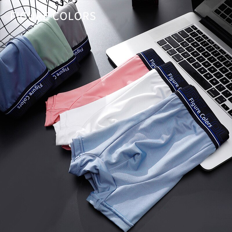 Antibacterial Middle Waist Quadrate Pants Sexy Comfortable Men’s Underwear