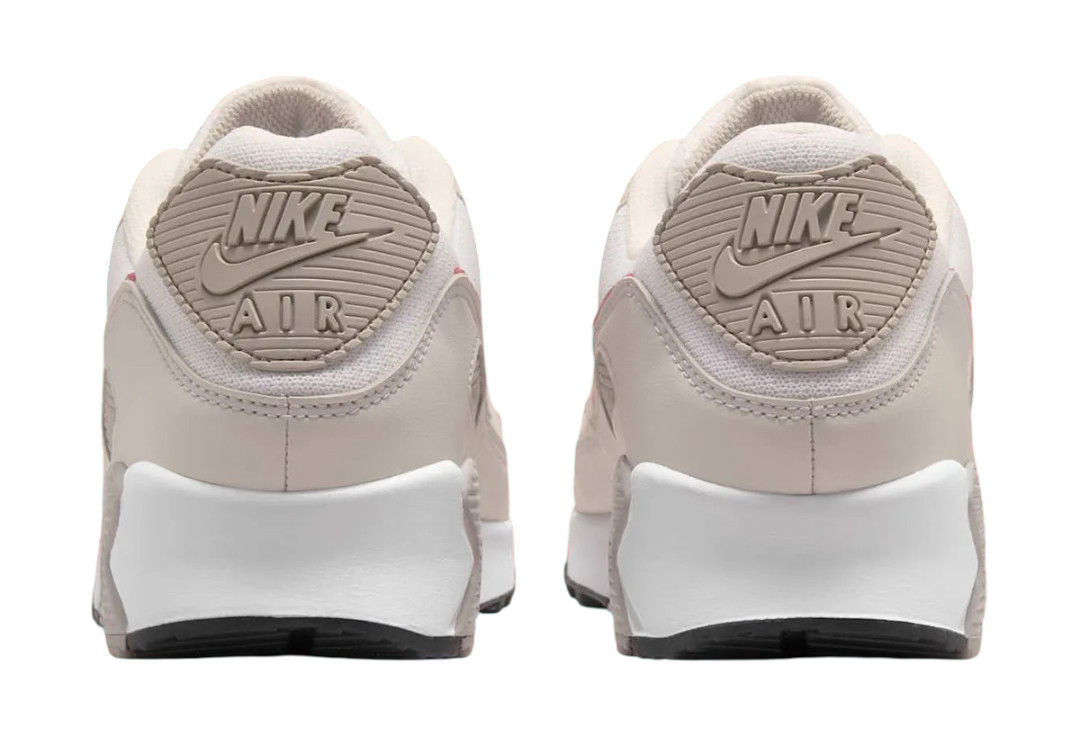 Nike Air Max 90 White College Grey Vast Grey University Red DM0029-113 Mens New