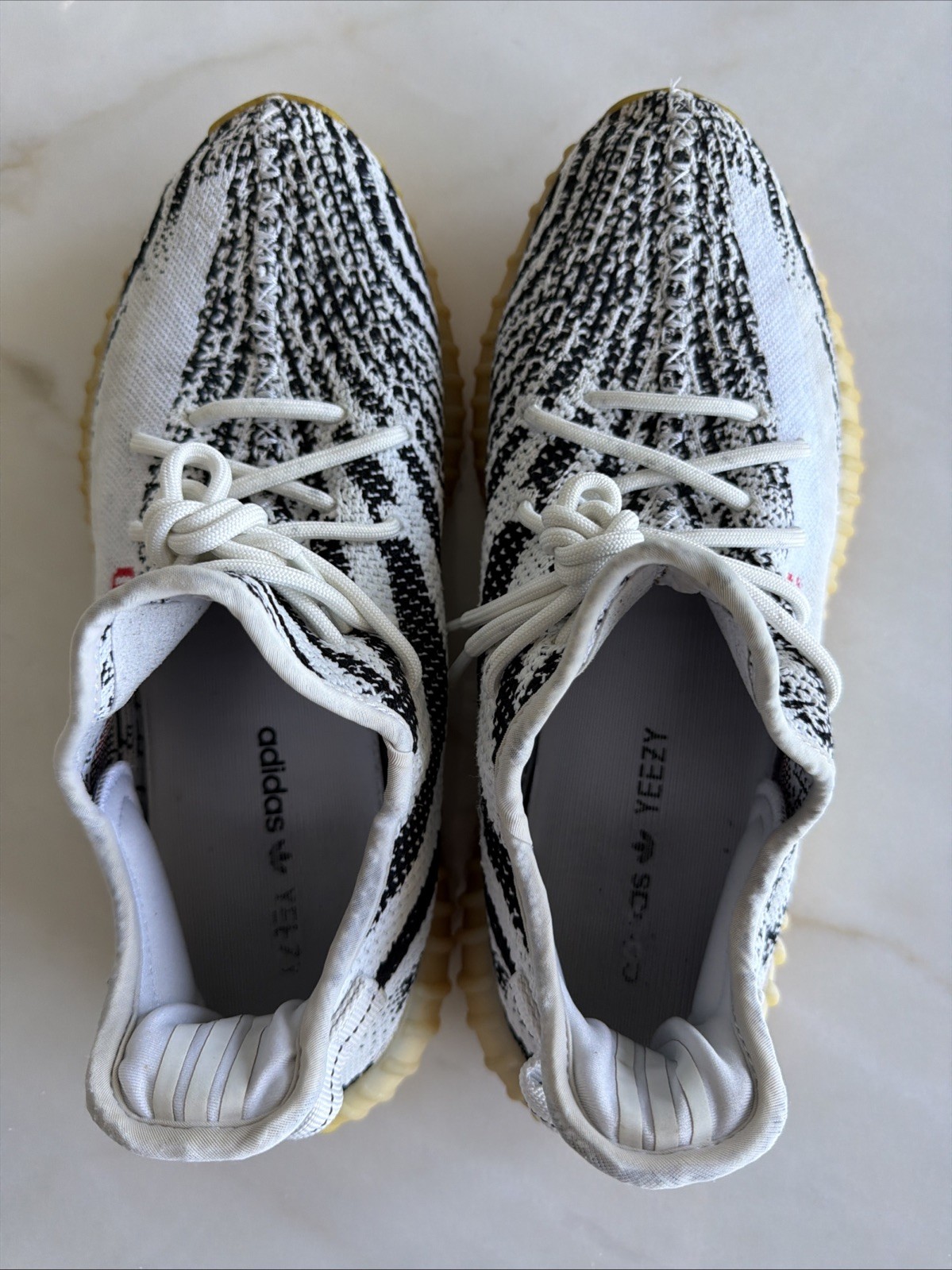 Adidas Yeezy Boost 350 V2 Zebra CP9654 US Size 11.5 White/Black Sneaker