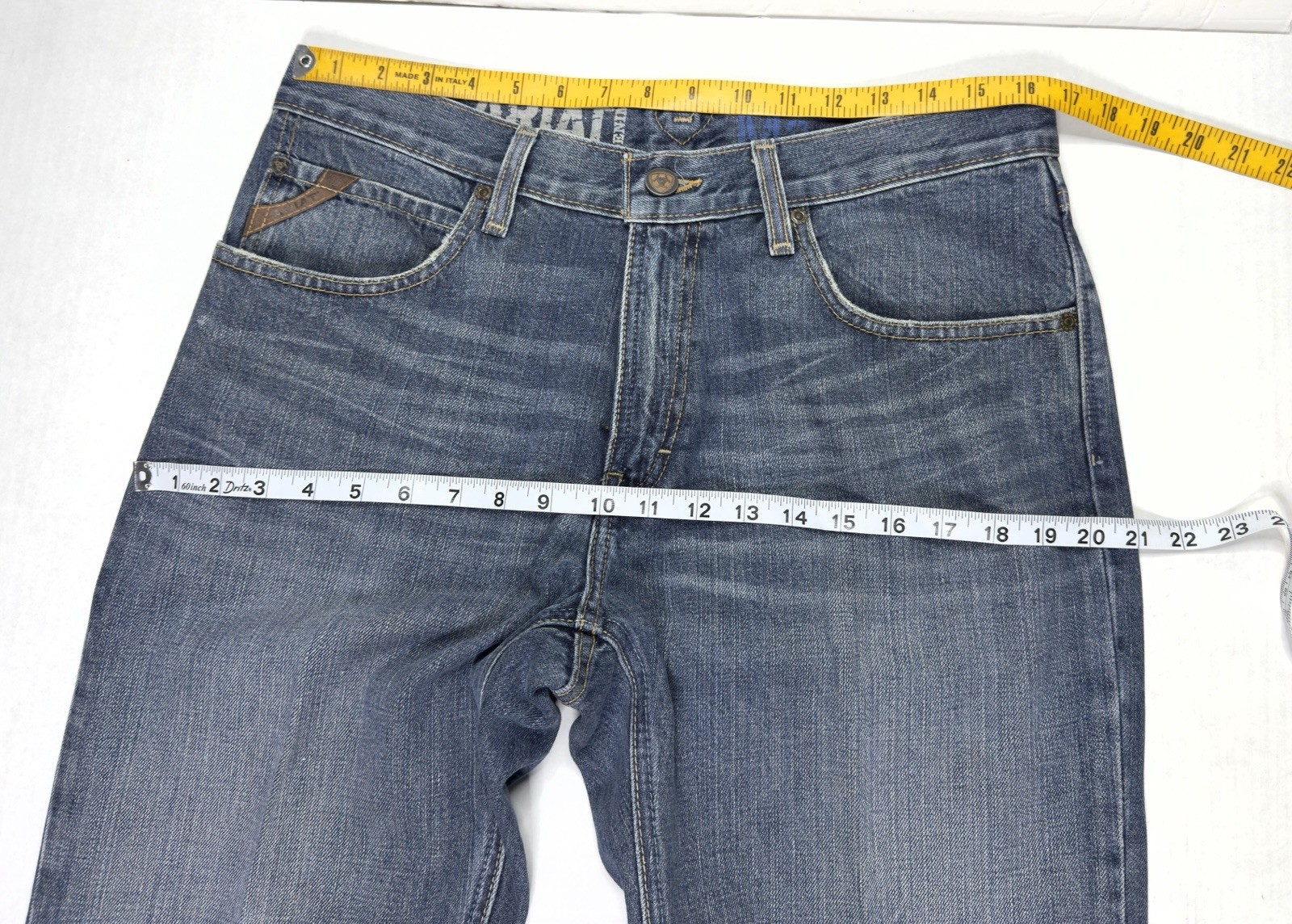 Ariat M2 Relaxed Legacy Boot Cut Jeans Mens 32×32 Swagger Wash Starch