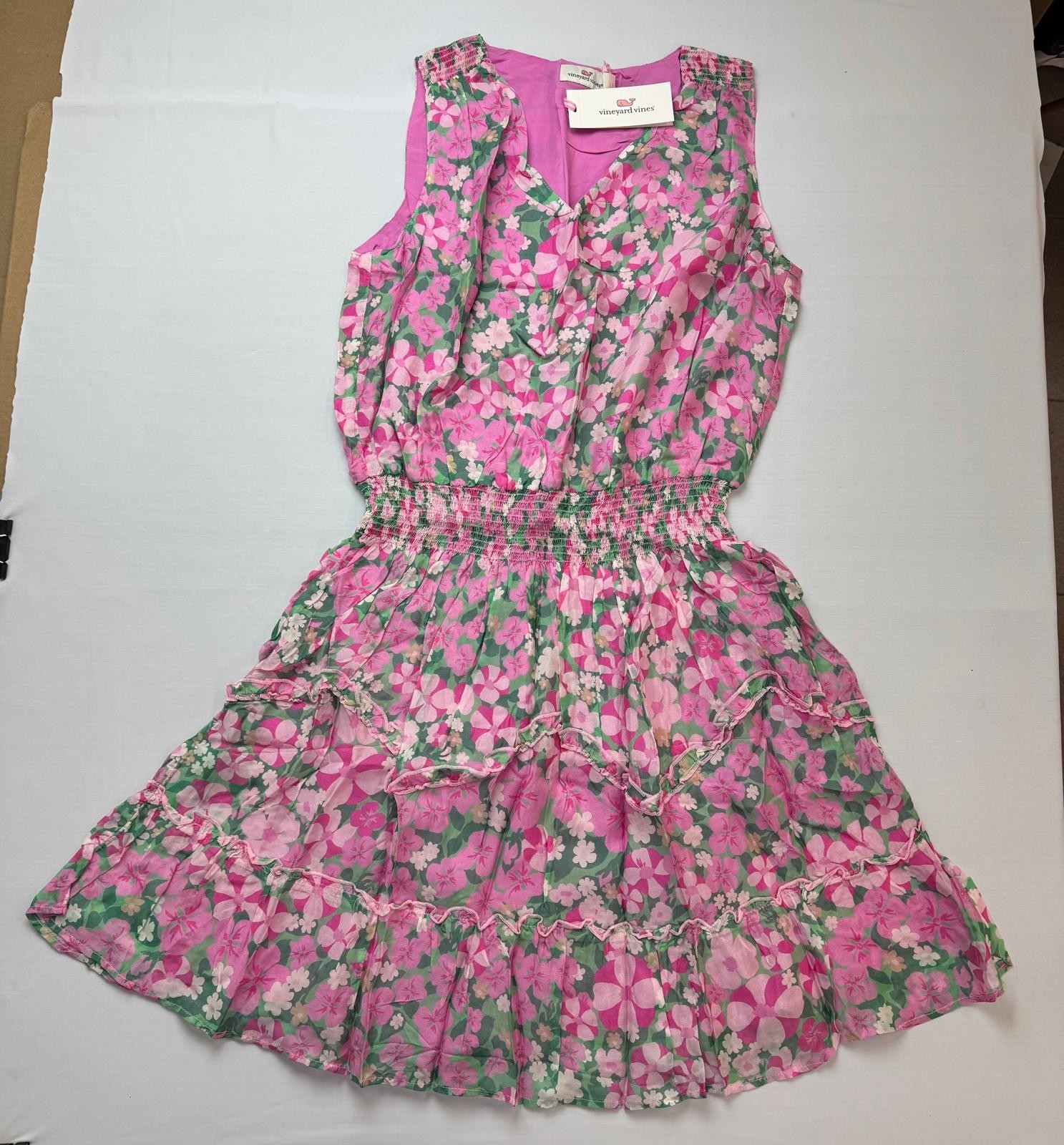 Vineyard Vines Montauk Daisy Smocked Mini Dress Size (S) *NWT*
