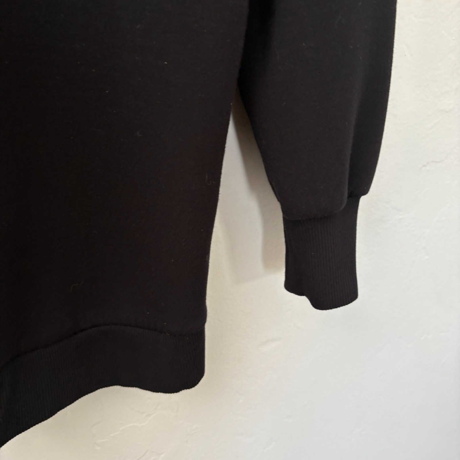 Varley Doublesoft Charter Sweatshirt 2.0 Women Size Medium Black Pullover FLAW