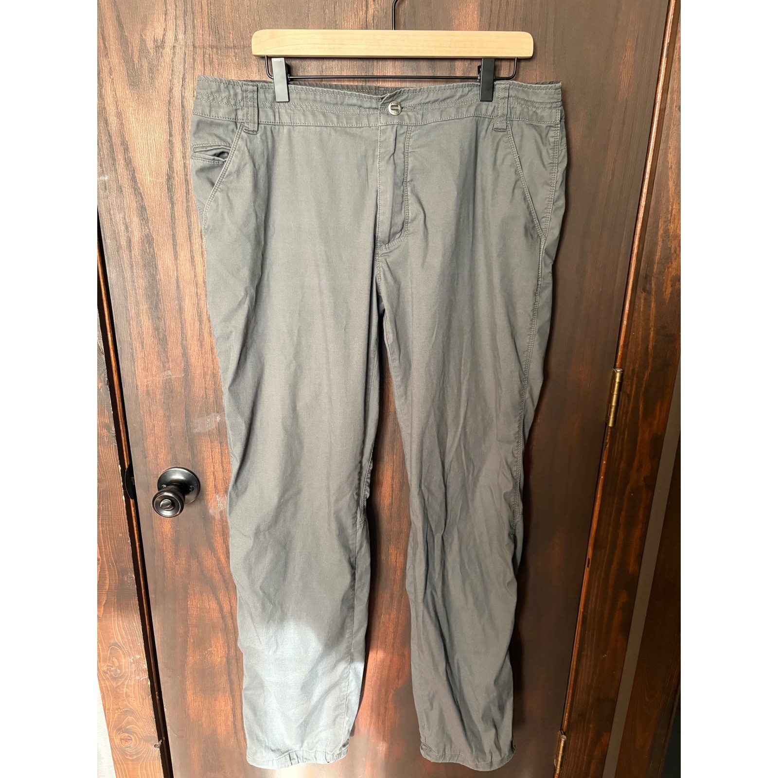 Kuhl Resistor Lite Chino Pants Mens 36×34 Grey Xkanvas Stretch Hiking Commuter