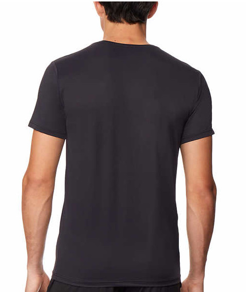 NWOT 2 Pack 32 Degrees Cool Short Sleeve Crew Neck Breathable TShirt Black Med.