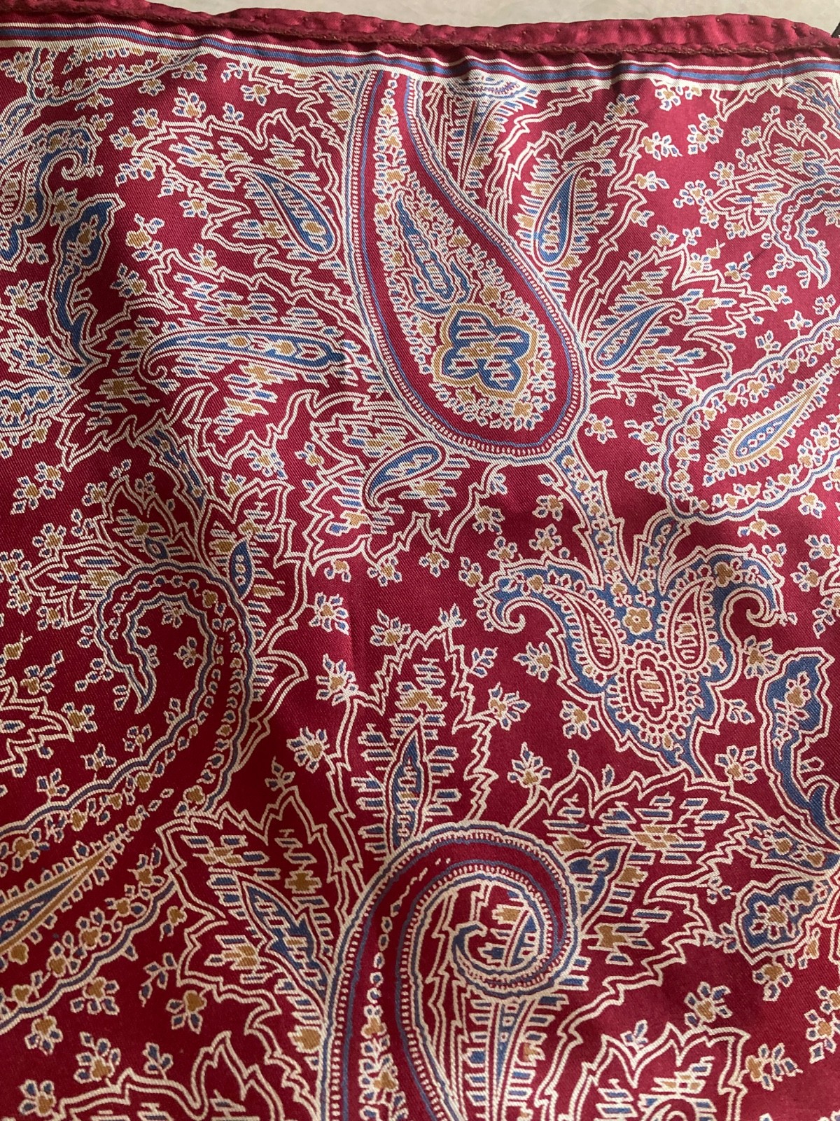 Vintage Large Christian Dior Pocket Square
