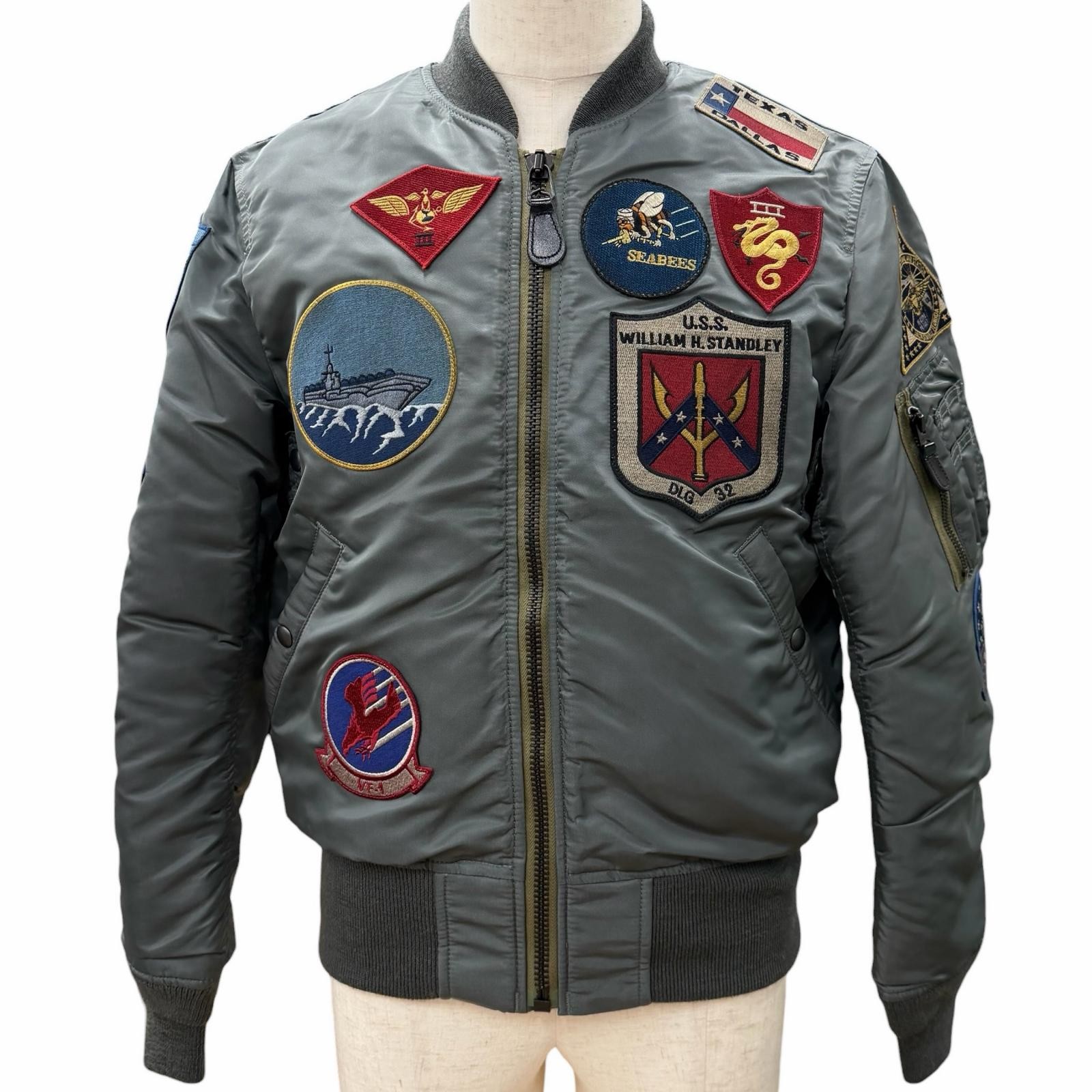 AVIREX Sukajan TOP GUN MA-1 Nylon Jacket – DUTY FREE