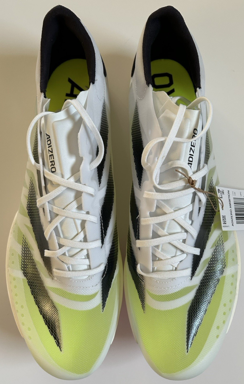 Adidas Adizero Ambition Track & Field Spikes IE5486 w/ Carrying Bag • Men’s 12