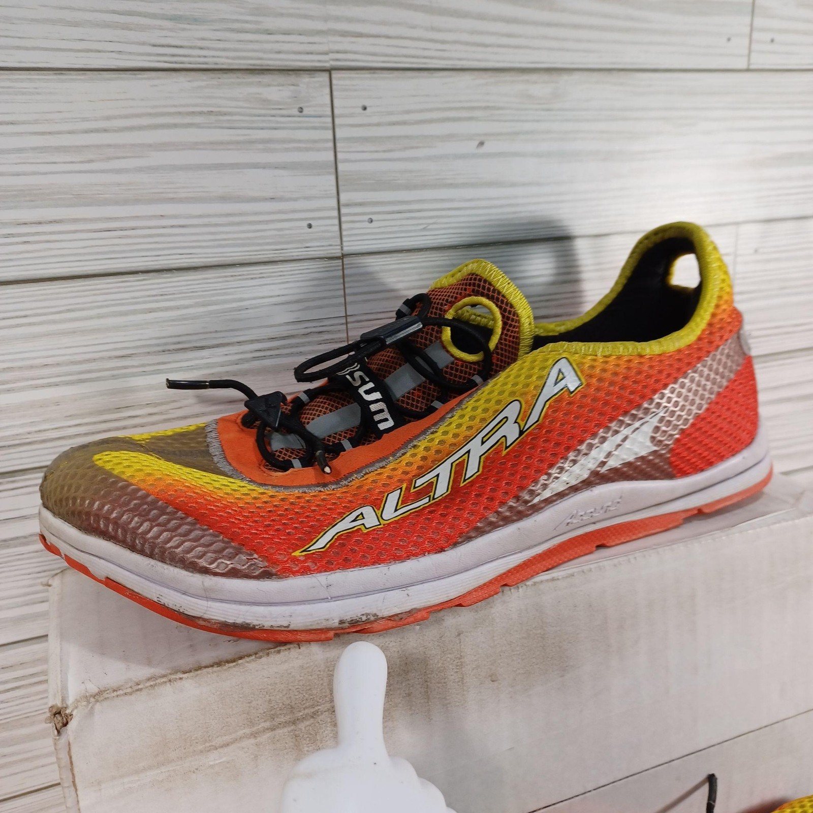 Altra 3Sum Shoes Mens Size 10 Contour Footbed Orange Running Low Top Zero Drop