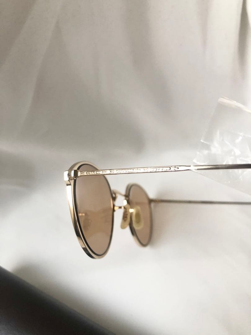 Oliver Peoples Dawson WHTG Sunglasses Antique White Gold UV 99% Used