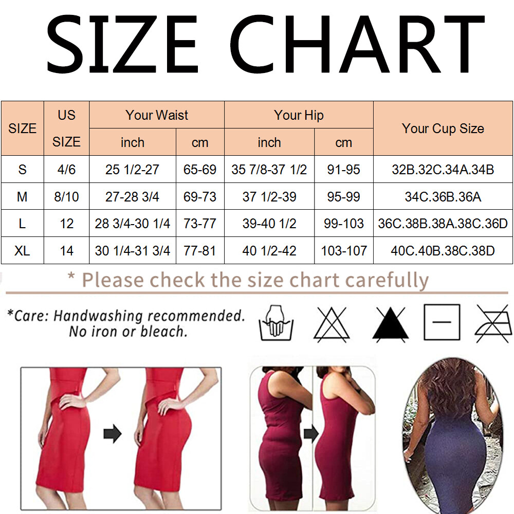 Women’s Tummy Control Bodysuit Waist Trainer Fajas Body Shaper with Built in Bra