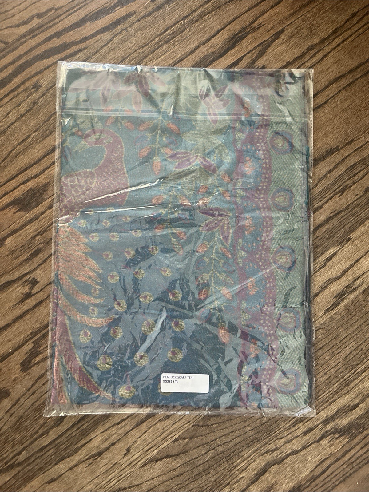 Magic Scarf Peacock teal XG2852TL Pashmina Style Shawls Scarfs Fringe 72”x27”